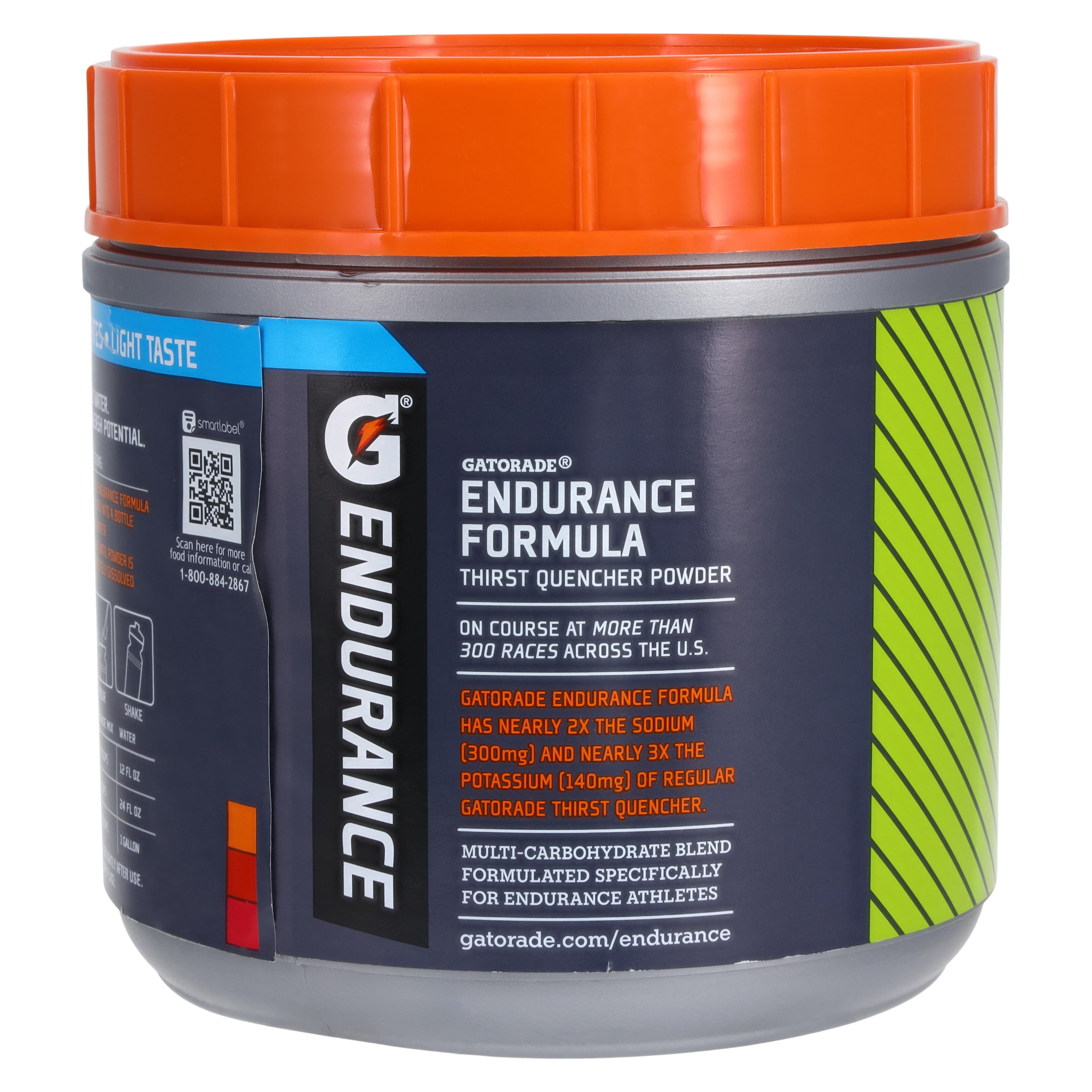 Gatorade Endurance Formula Powder, Lemon Lime, 32 oz Canister, 6/Case thumbnail 2