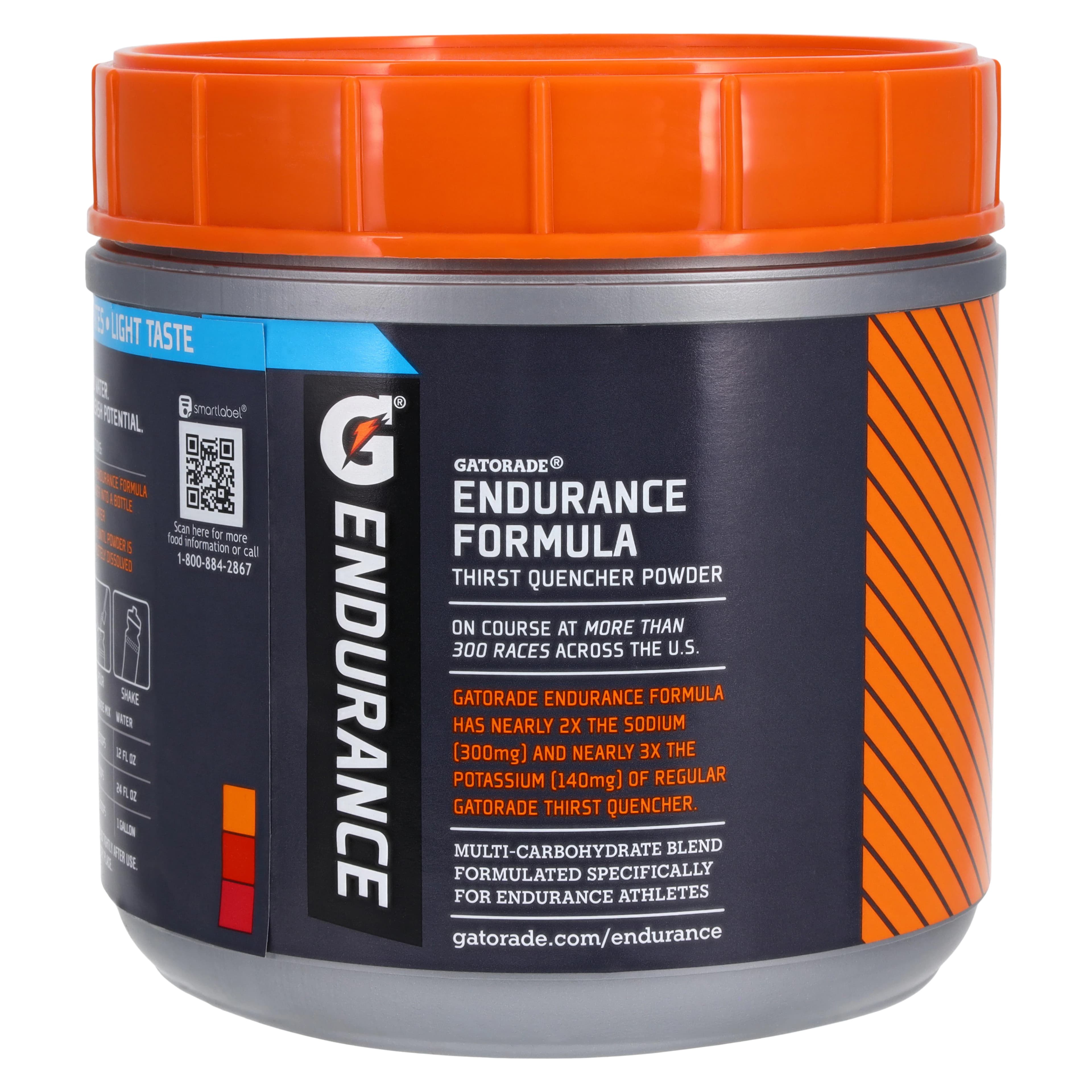 Gatorade Endurance Formula Powder, Orange, 32 oz Canister (6/Case) thumbnail 2