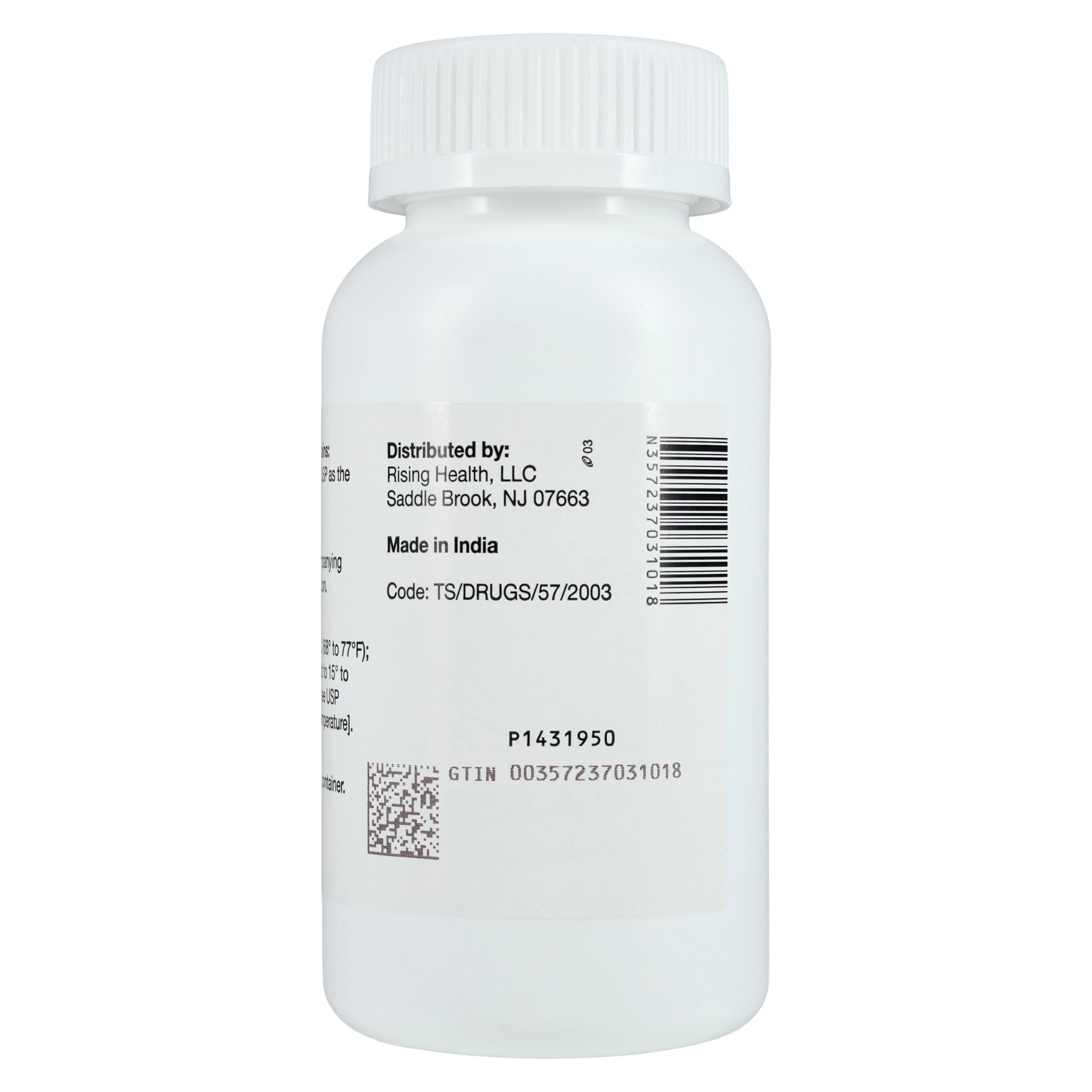 Rising Pharmaceuticals Amoxicillin USP 500mg Capsules, 100 Count Bottle (A45) thumbnail 3