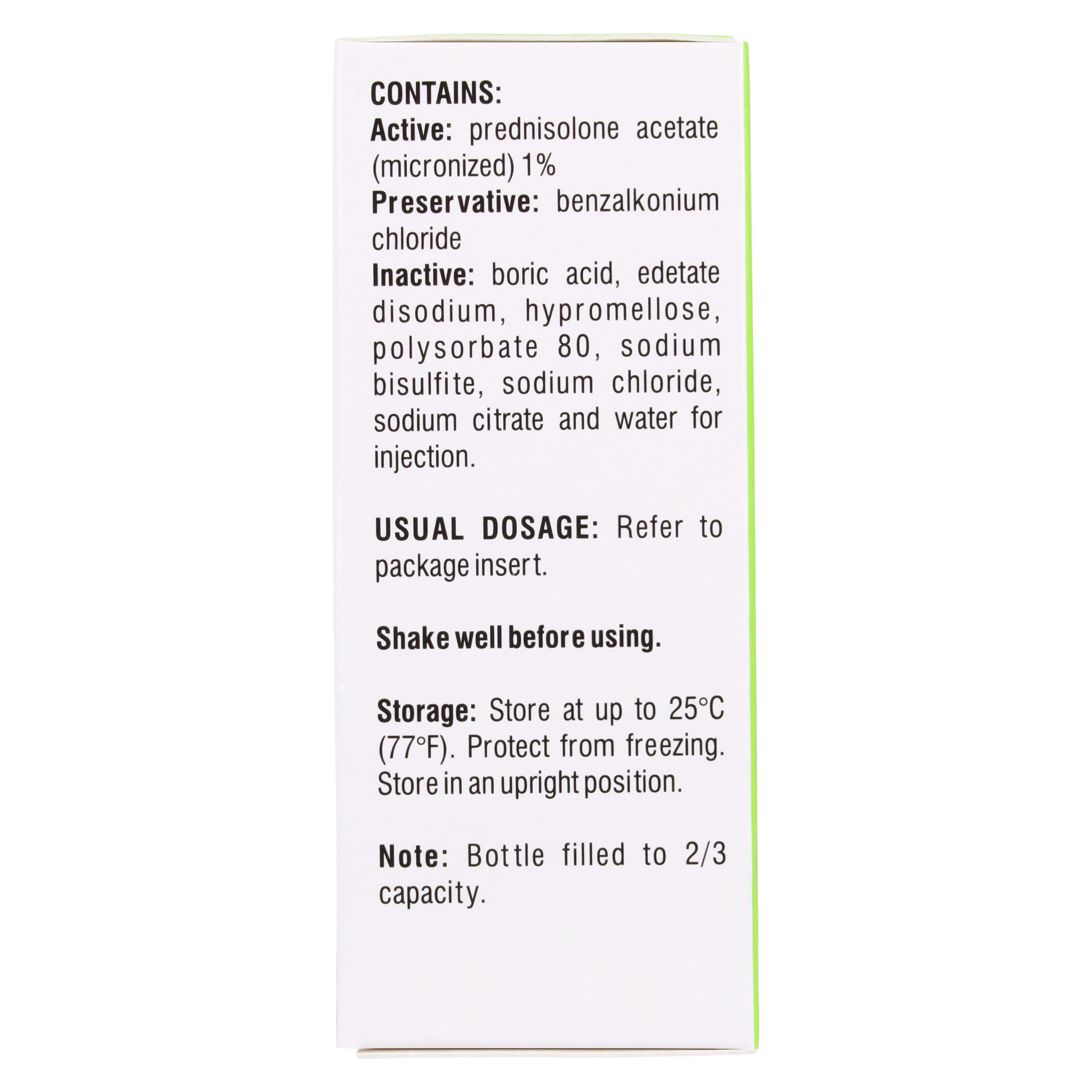 Prednisolone Acetate Ophthalmic Suspension 1%, 10mL Bottle, Lupin Pharmaceuticals thumbnail 4