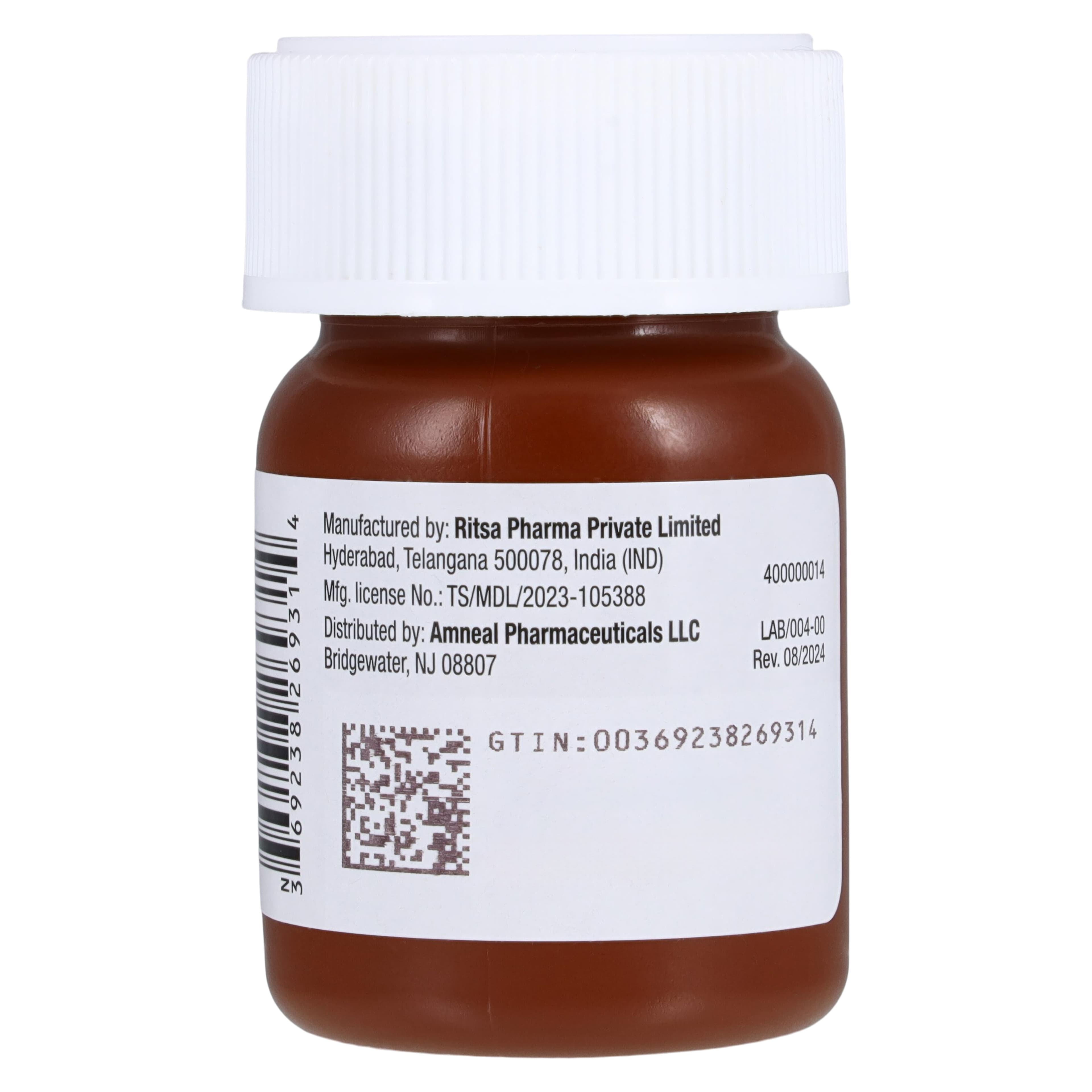 Cabergoline Tablets 0.5 mg, 8 Tablets per Bottle (Amneal Pharmaceuticals) thumbnail 3
