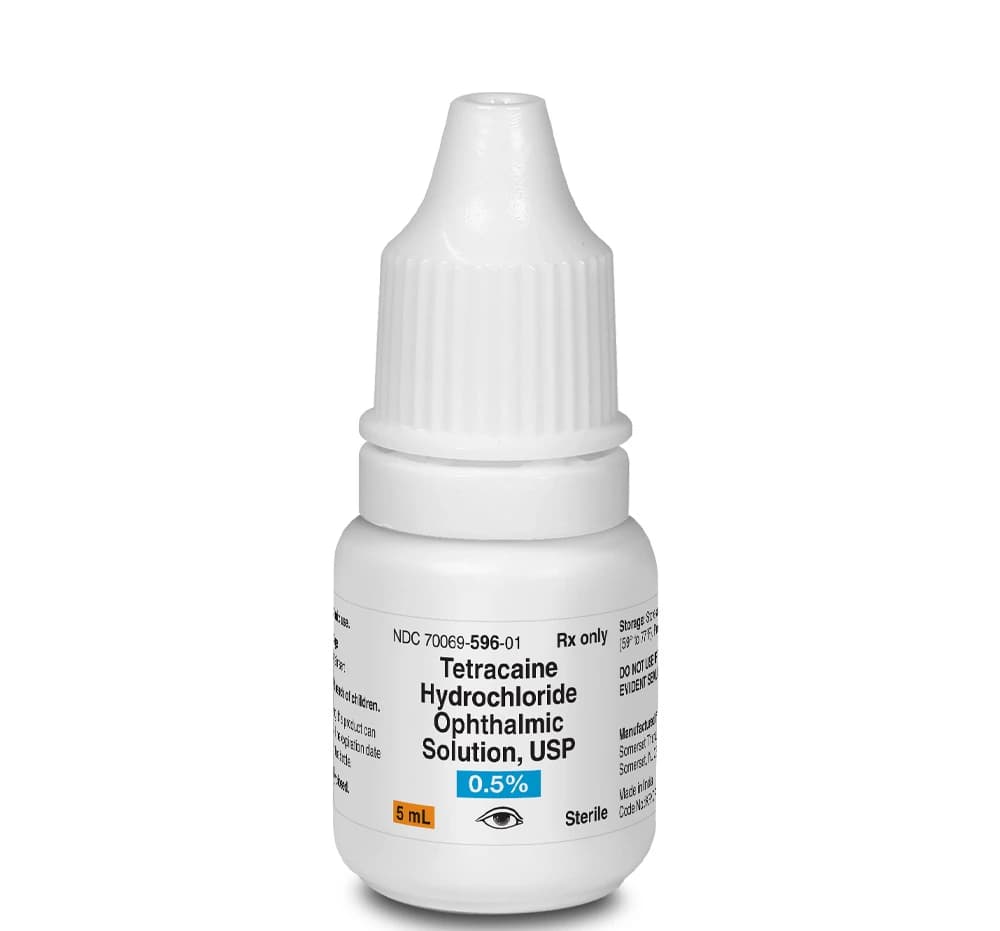 Tetracaine HCl Ophthalmic Solution 0.50%, 5mL Bottle, Each - Tetracaine HCl Ophth Solution - Image 1