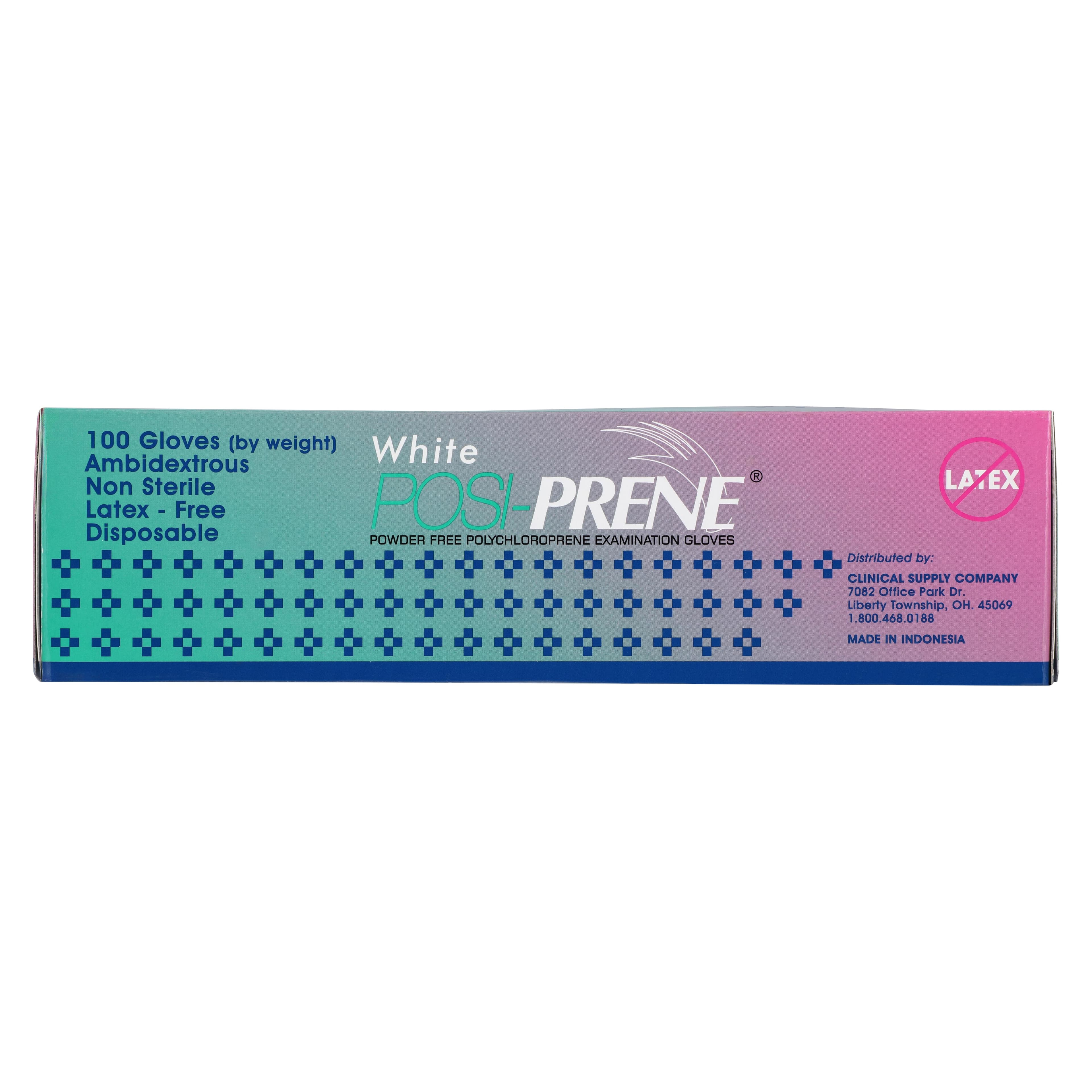 Posi-Prene White Chloroprene Exam Gloves, Small, Non-Sterile thumbnail 6