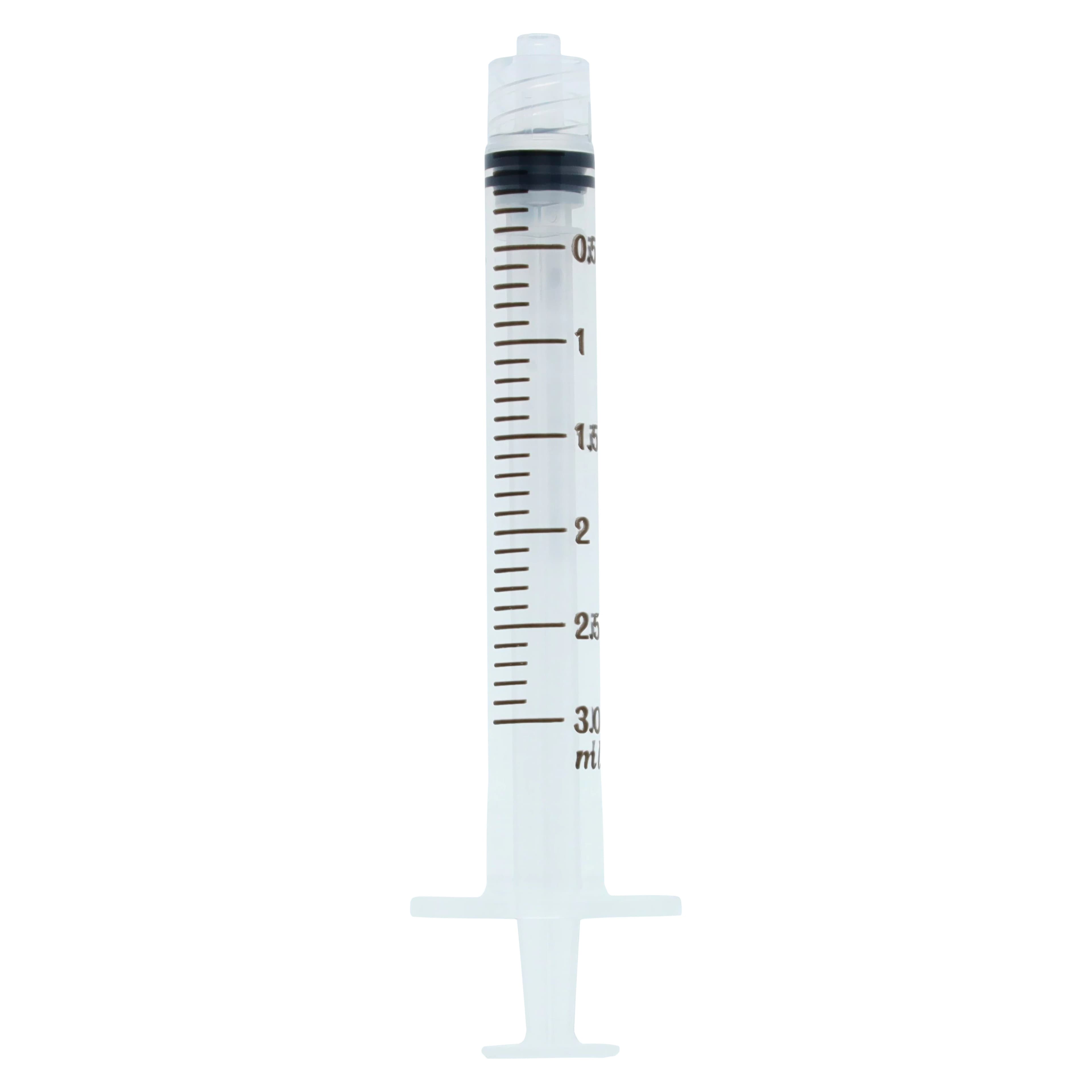 BD General Use Syringe, 3mL, Luer-Lok, 3-Piece, Low Dead Space, Sterile, 200/Box - Syringe Only 3-Piece Luer-Lok - Image 1