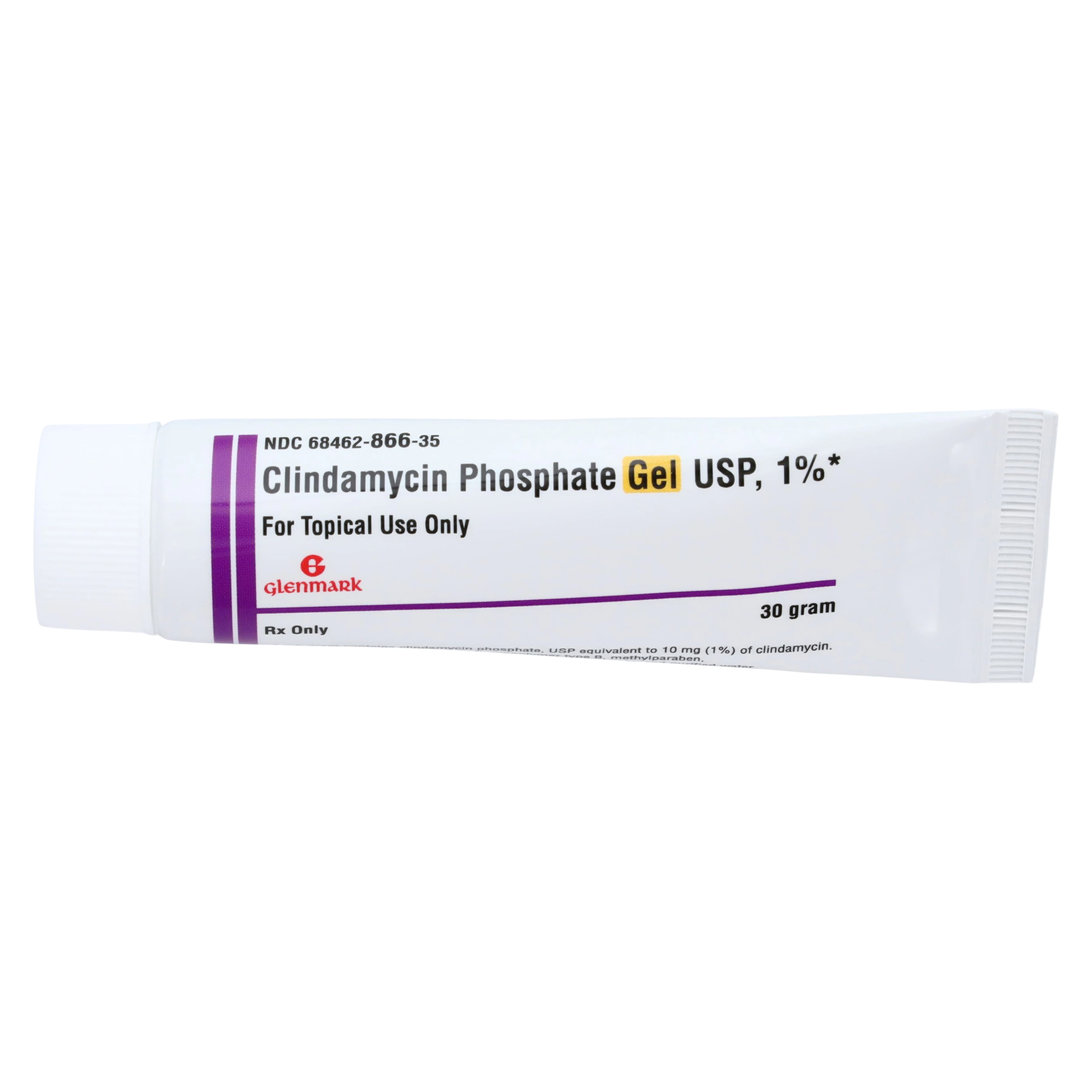Clindamycin Phosphate Topical Gel 1%, 30g Tube thumbnail 2