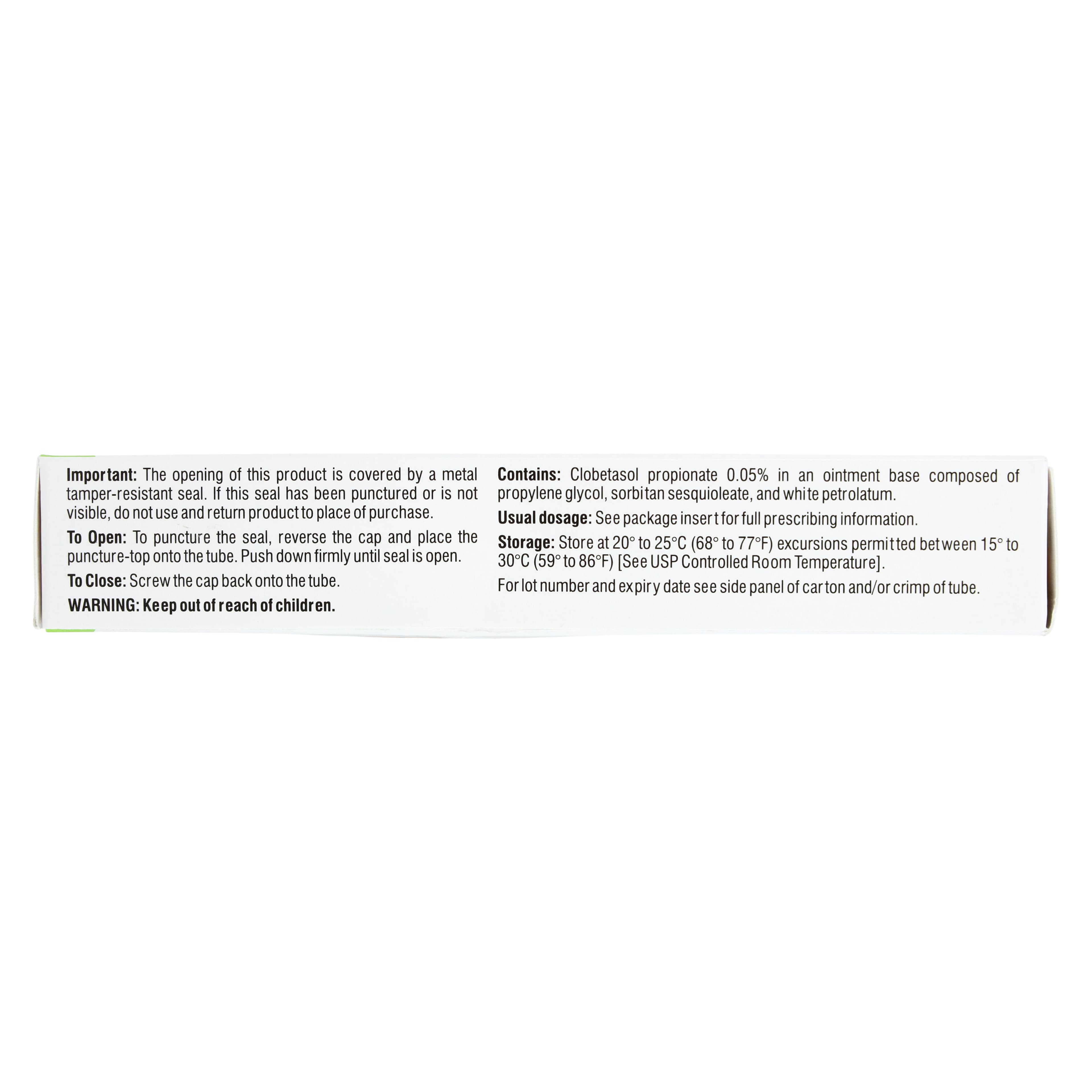 Clobetasol Propionate Ointment 0.05%, 30 g Tube (Lupin Pharmaceuticals) thumbnail 4