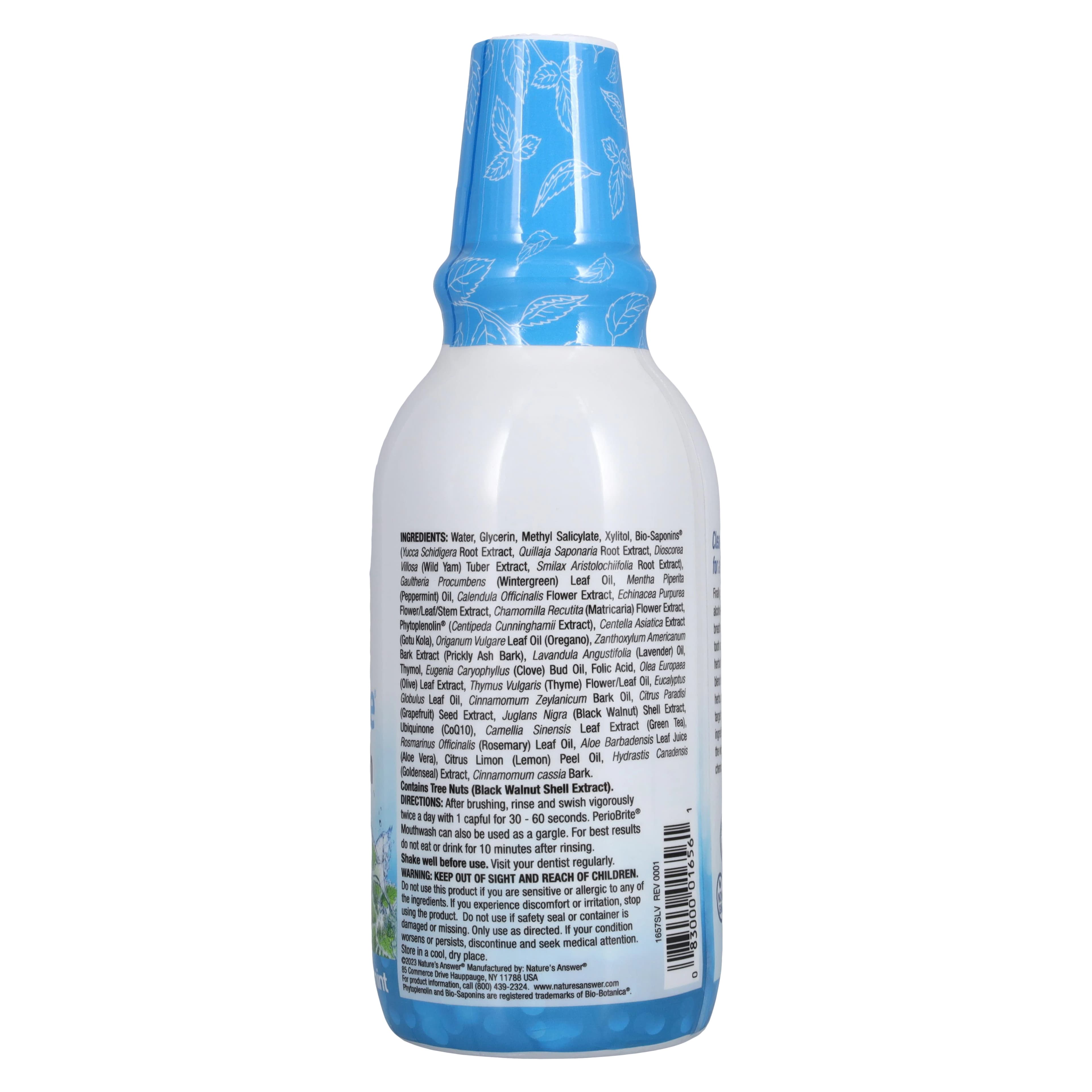 PerioBrite Wintermint Mouthwash, 16 oz, Fluoride Free, Alcohol Free thumbnail 2