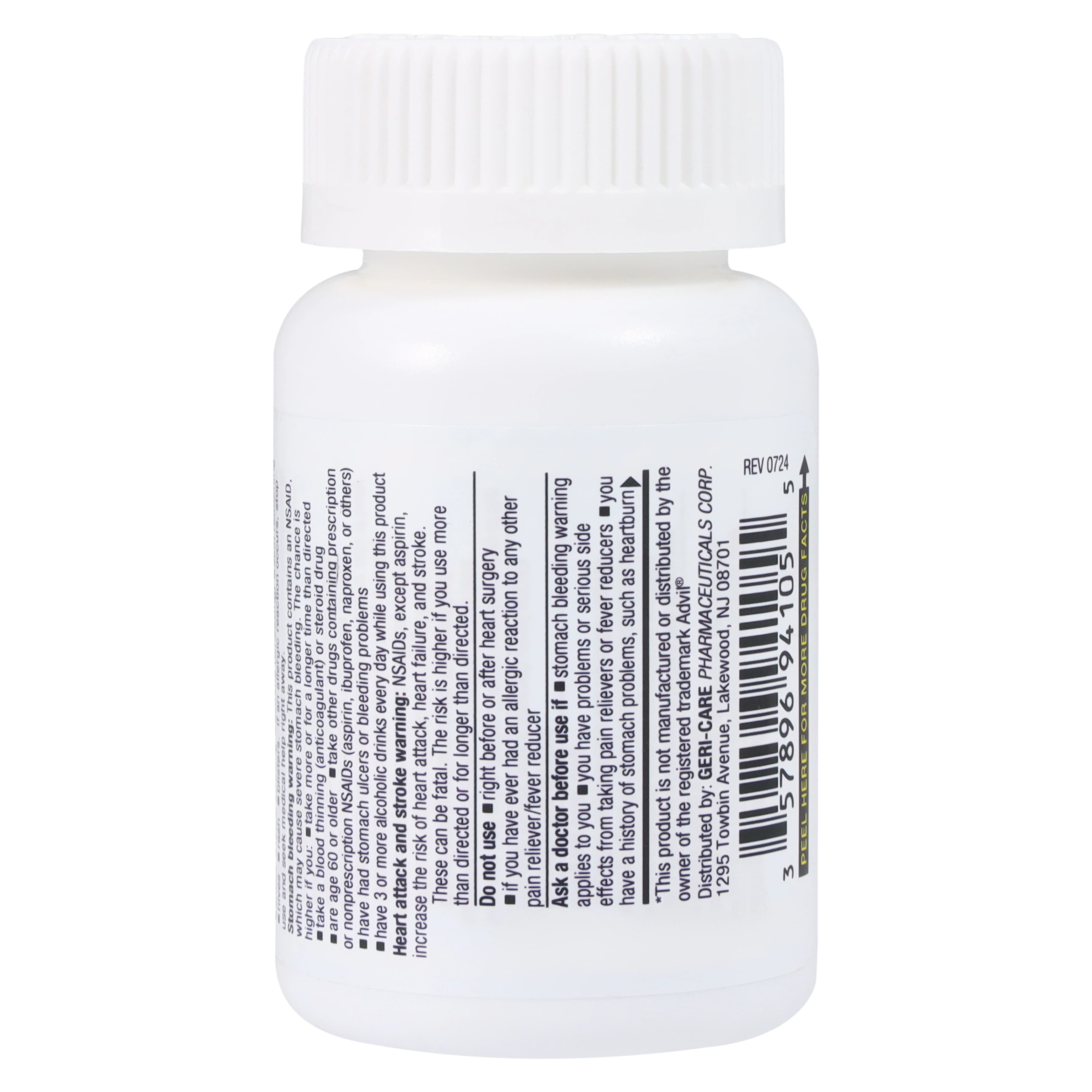 Geri-Care Ibuprofen Tablets, 200mg, 50/Bottle thumbnail 3