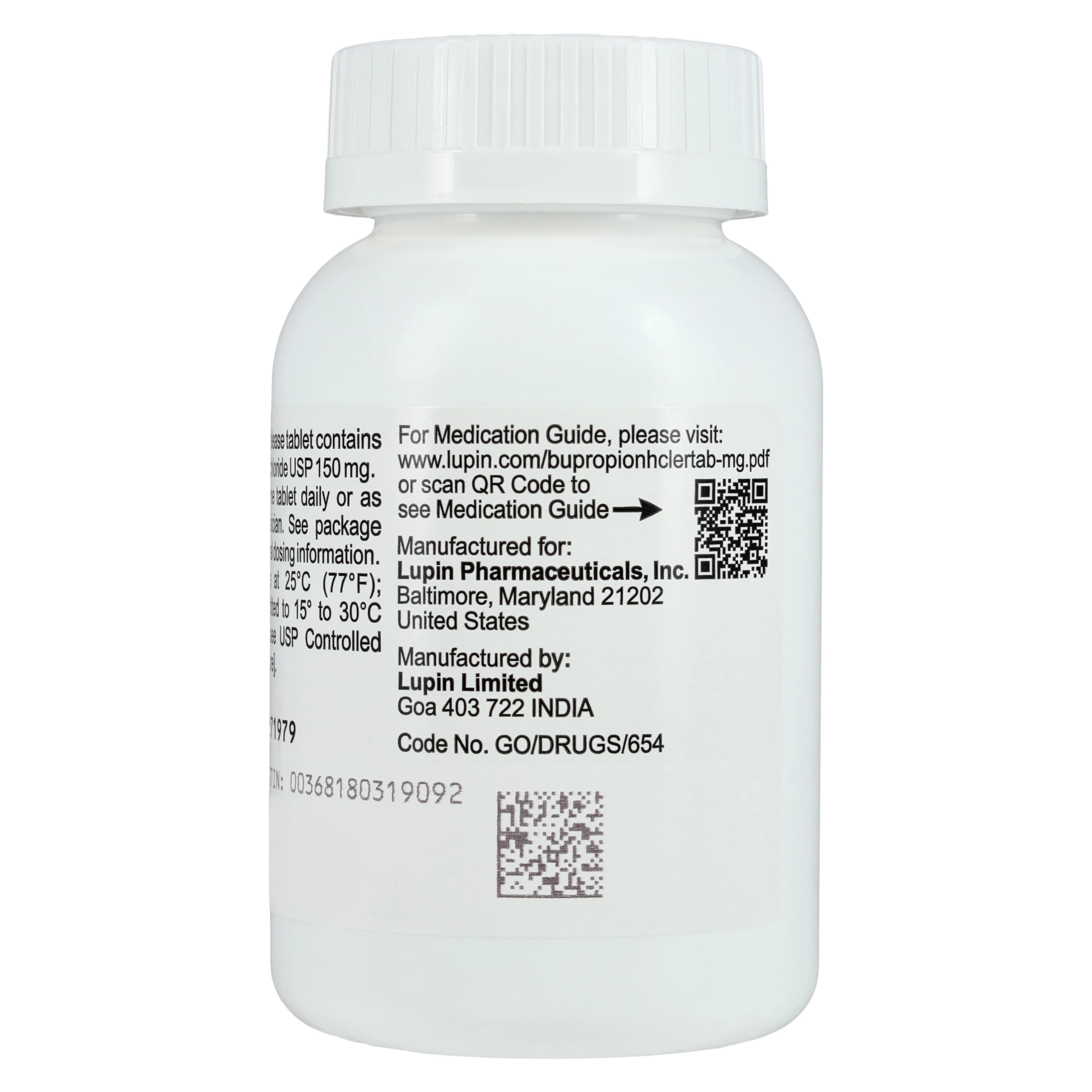Bupropion HCl Extended-Release Tablets (XL), 150 mg, Bottle of 60 thumbnail 3