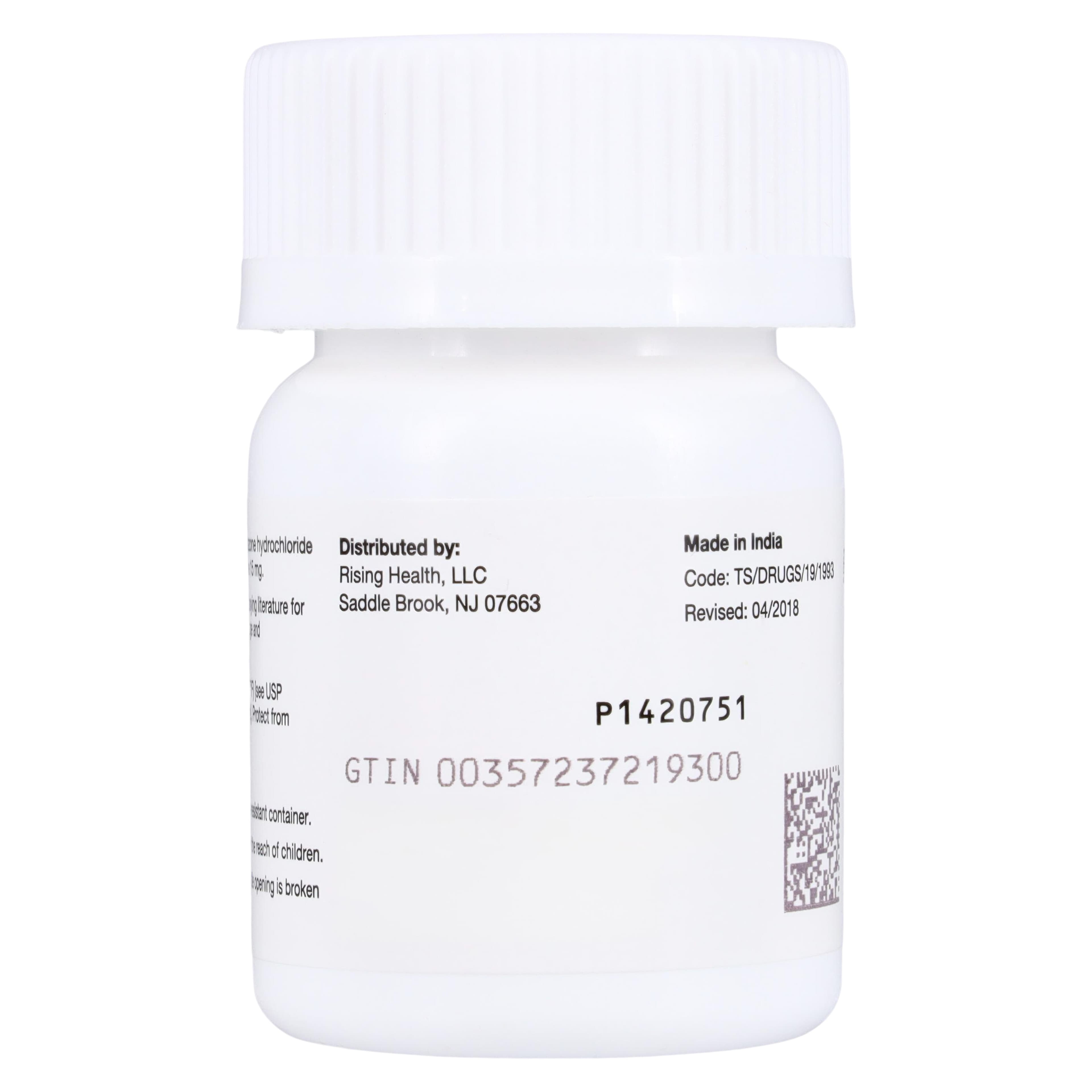 Pioglitazone HCl Tablets, 15 mg, 30 Count Bottle, Rising Pharmaceuticals thumbnail 3