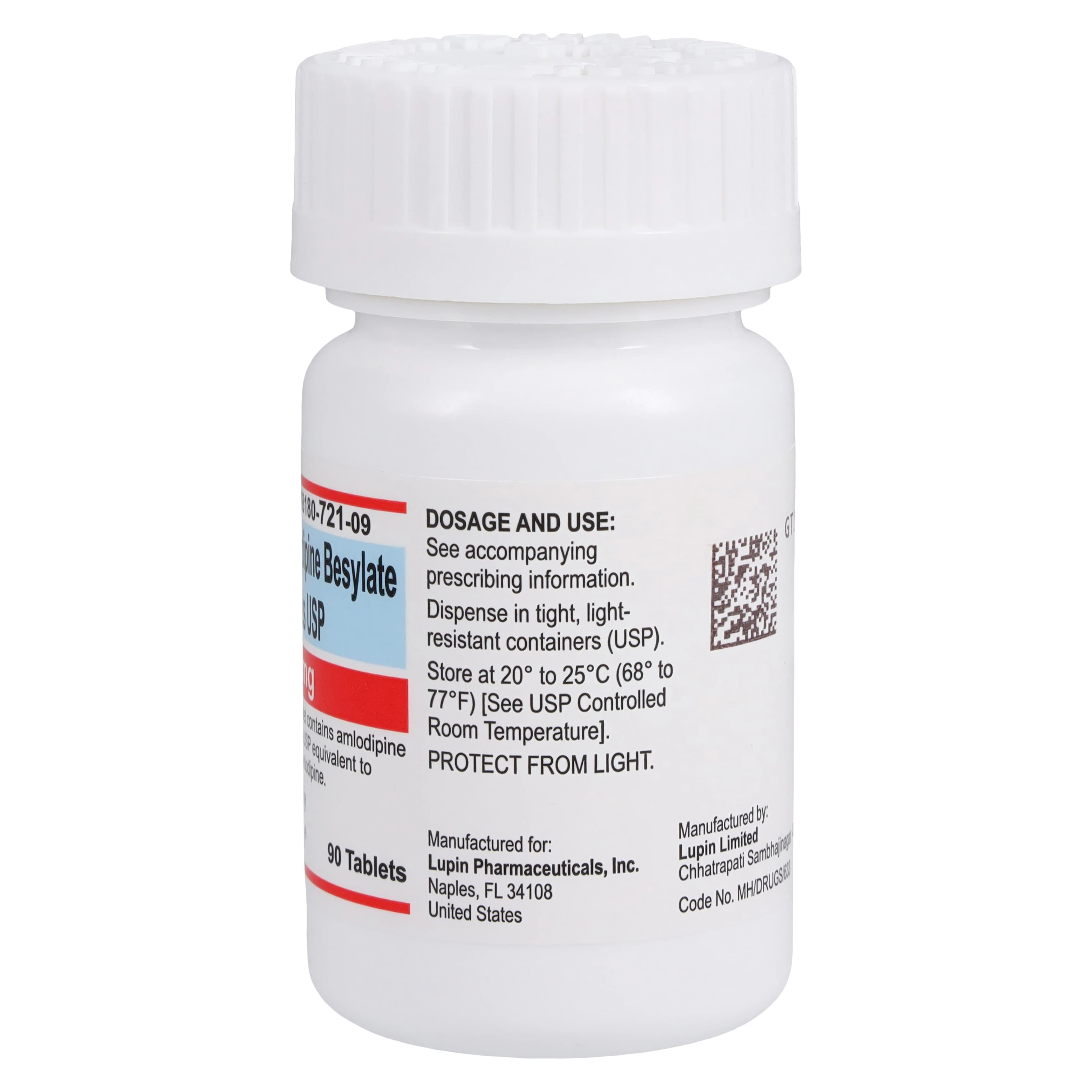 Amlodipine Besylate Tablets 10 mg, 90 Tablets per Bottle thumbnail 2