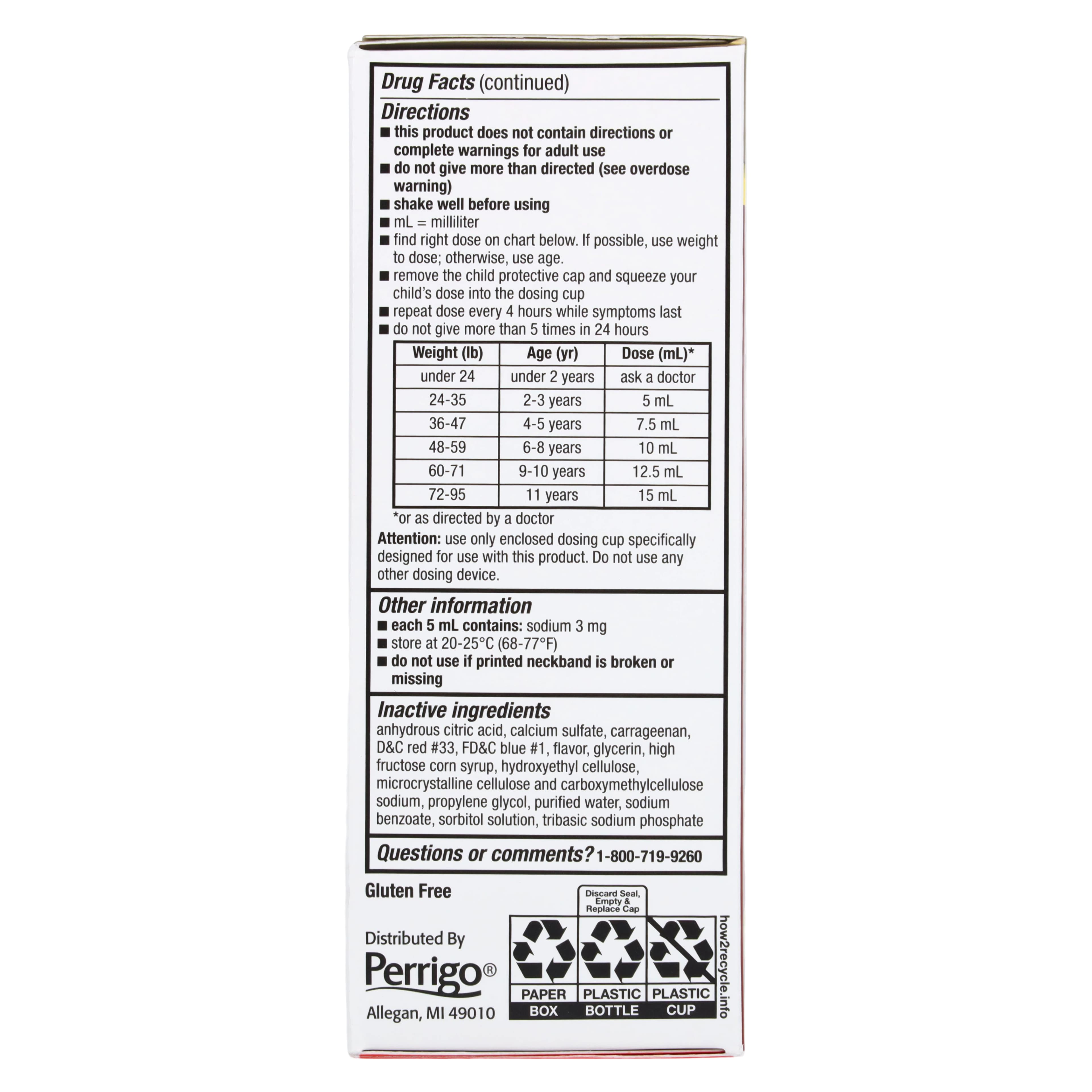 Acetaminophen Children Oral Suspension, 160 mg/5 mL, Grape, 4 oz Bottle thumbnail 4