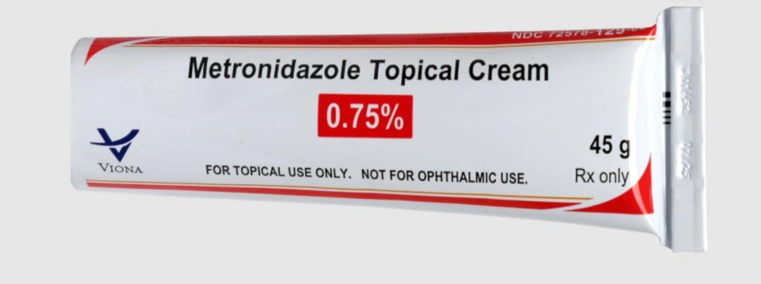 Metronidazole Topical Cream 1%, 45g Tube - Metronidazole Cream - Image 1