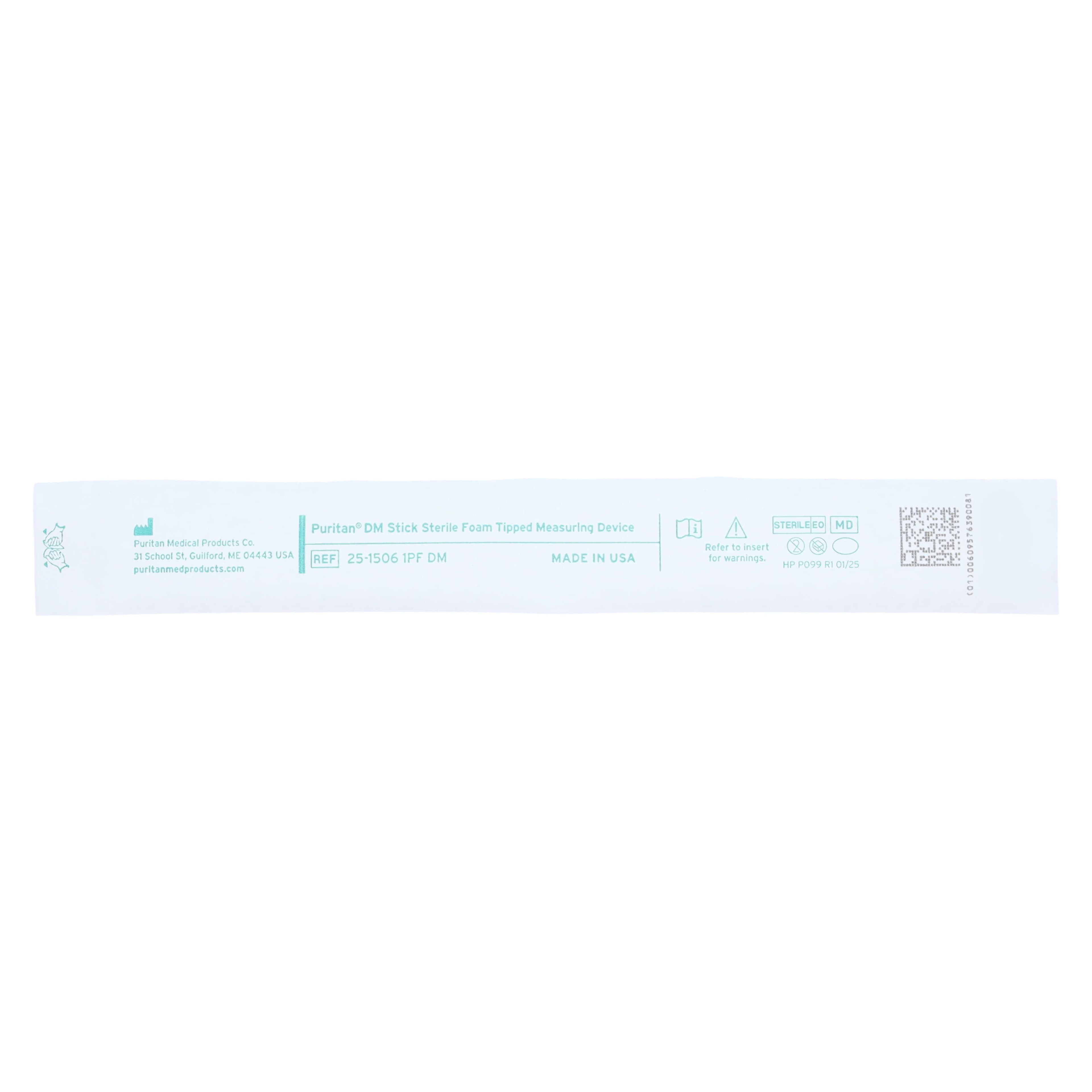 Wound Measuring Applicator, White/Black Foam Tip, 6 in Polystyrene Shaft, Sterile, 50/Box thumbnail 5