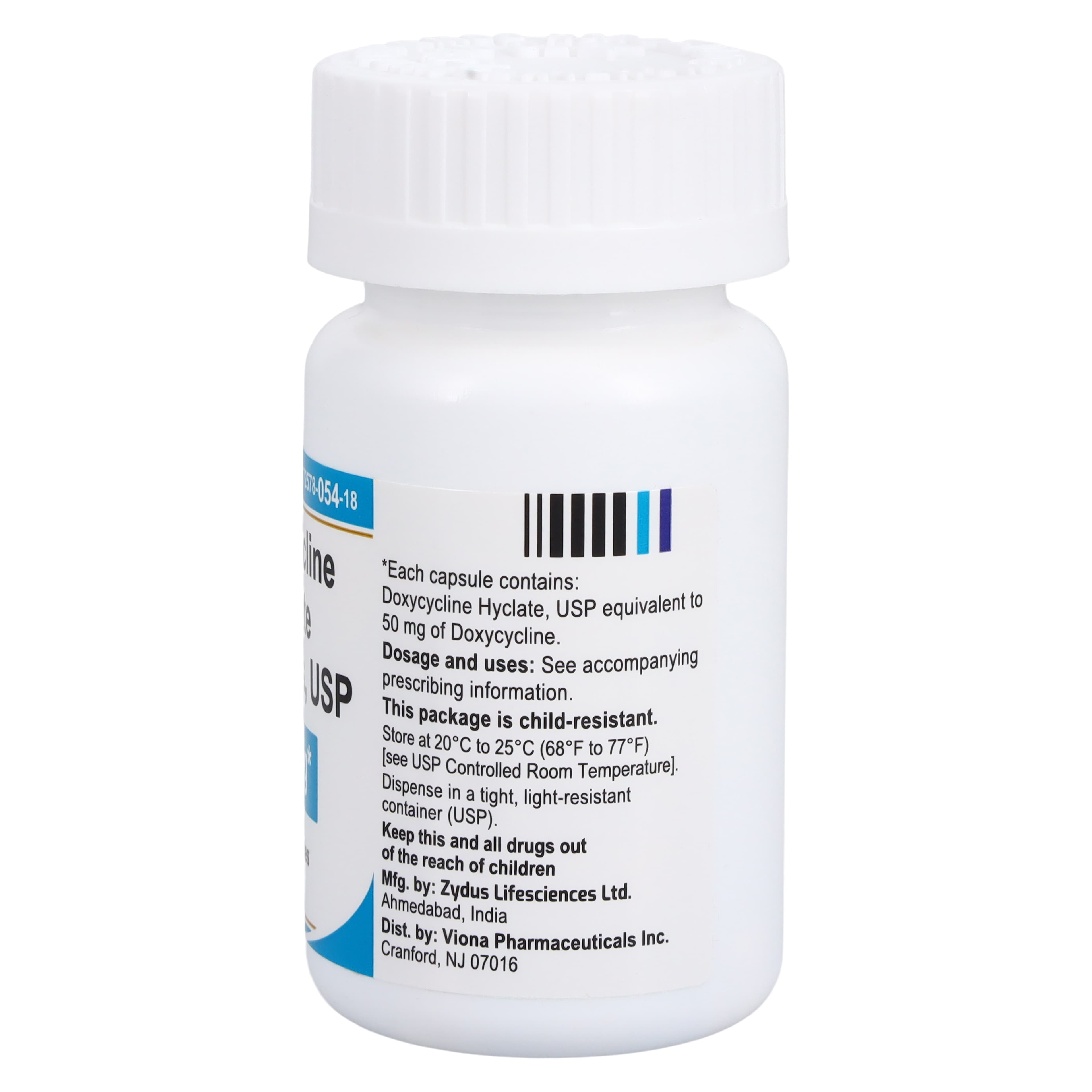 Doxycycline Hyclate Capsules, 50mg, 50/Bottle thumbnail 2