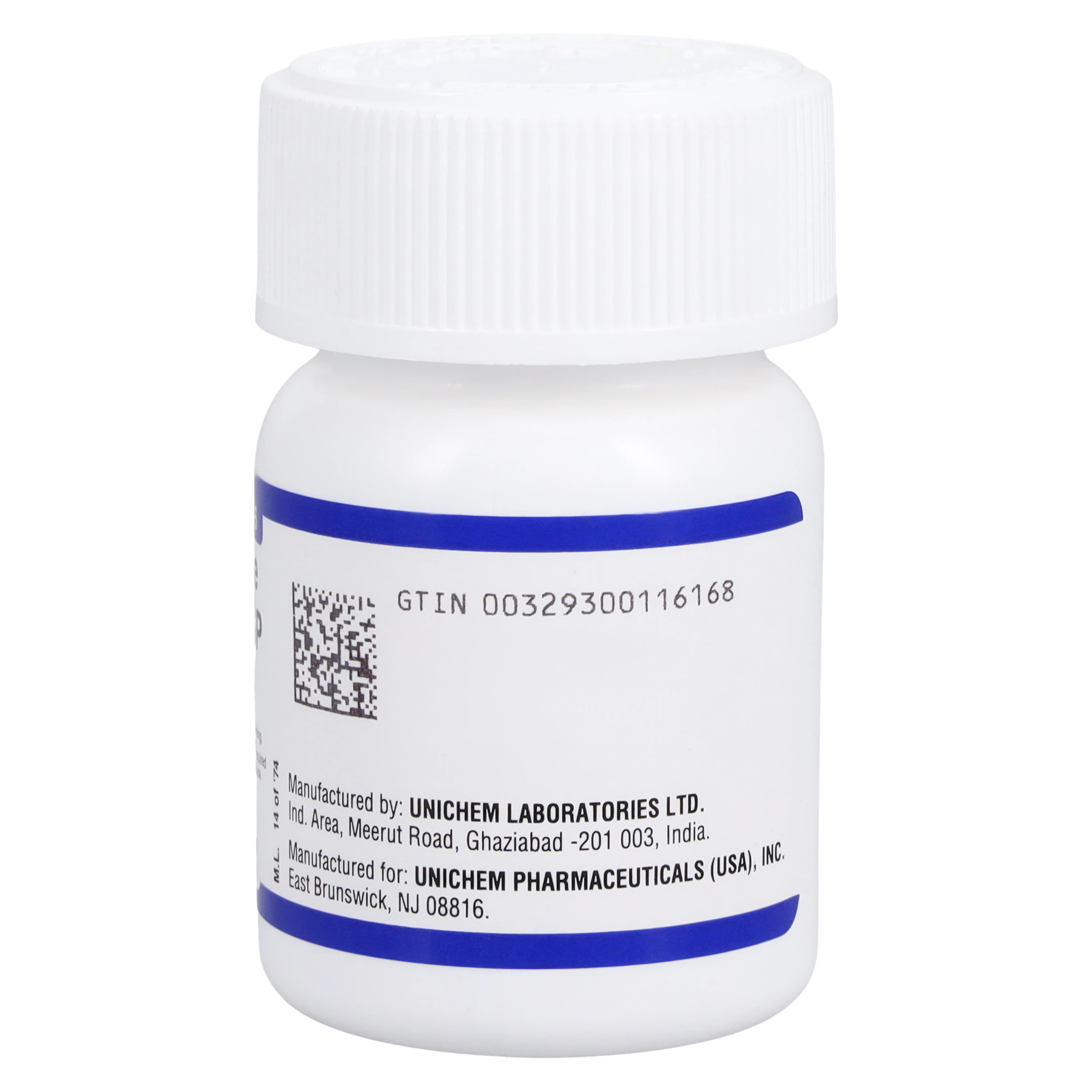 Topiramate Tablets, 50mg, Bottle of 60, Unichem Pharmaceuticals thumbnail 3