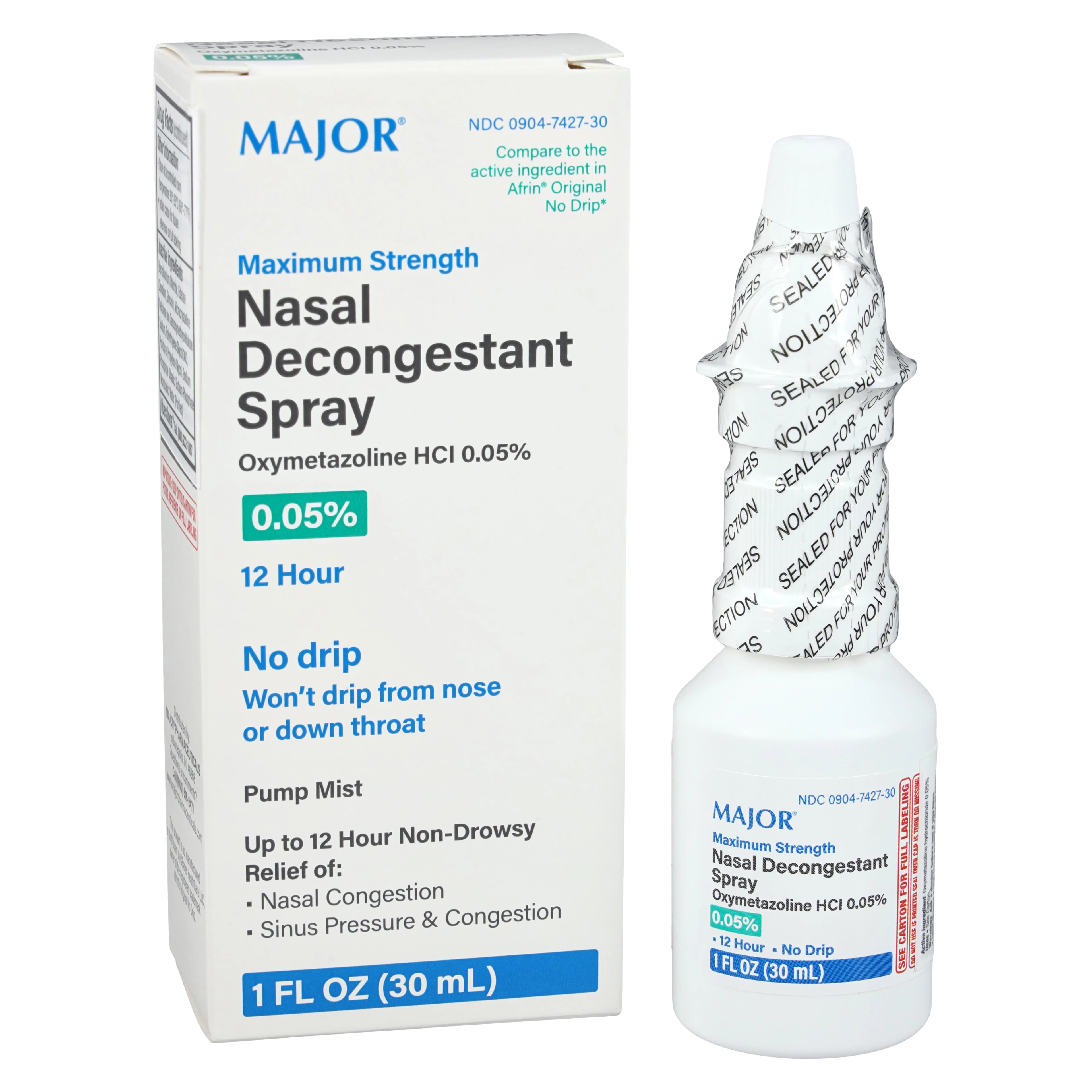 Oxymetazoline HCl Nasal Spray 0.05%, 1 oz Bottle - Oxymetazoline Nasal Crm Spray - Image 1