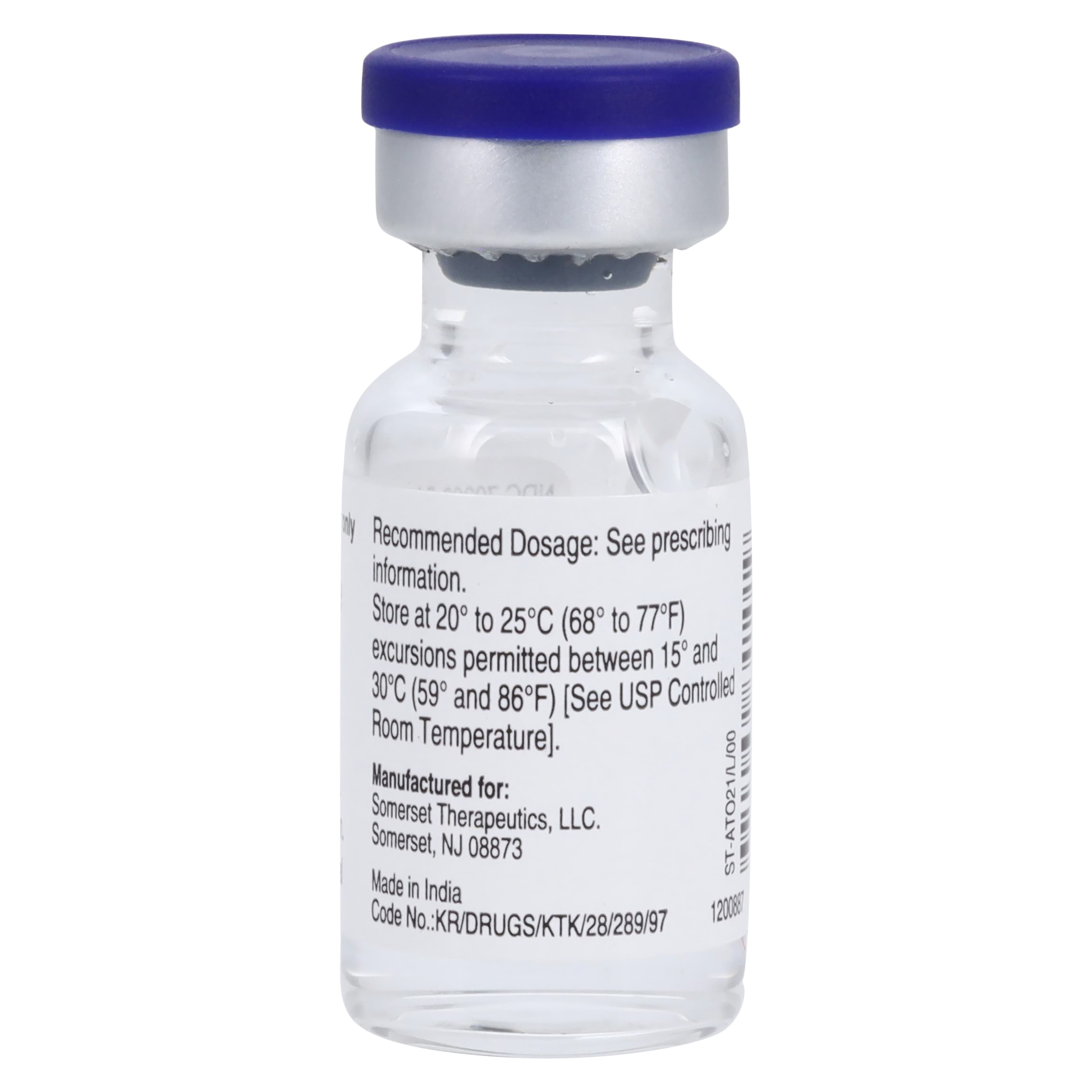 Atropine Sulfate Injection, 1 mg/mL, Single-Dose Vial, 1 mL, 25/Package thumbnail 3