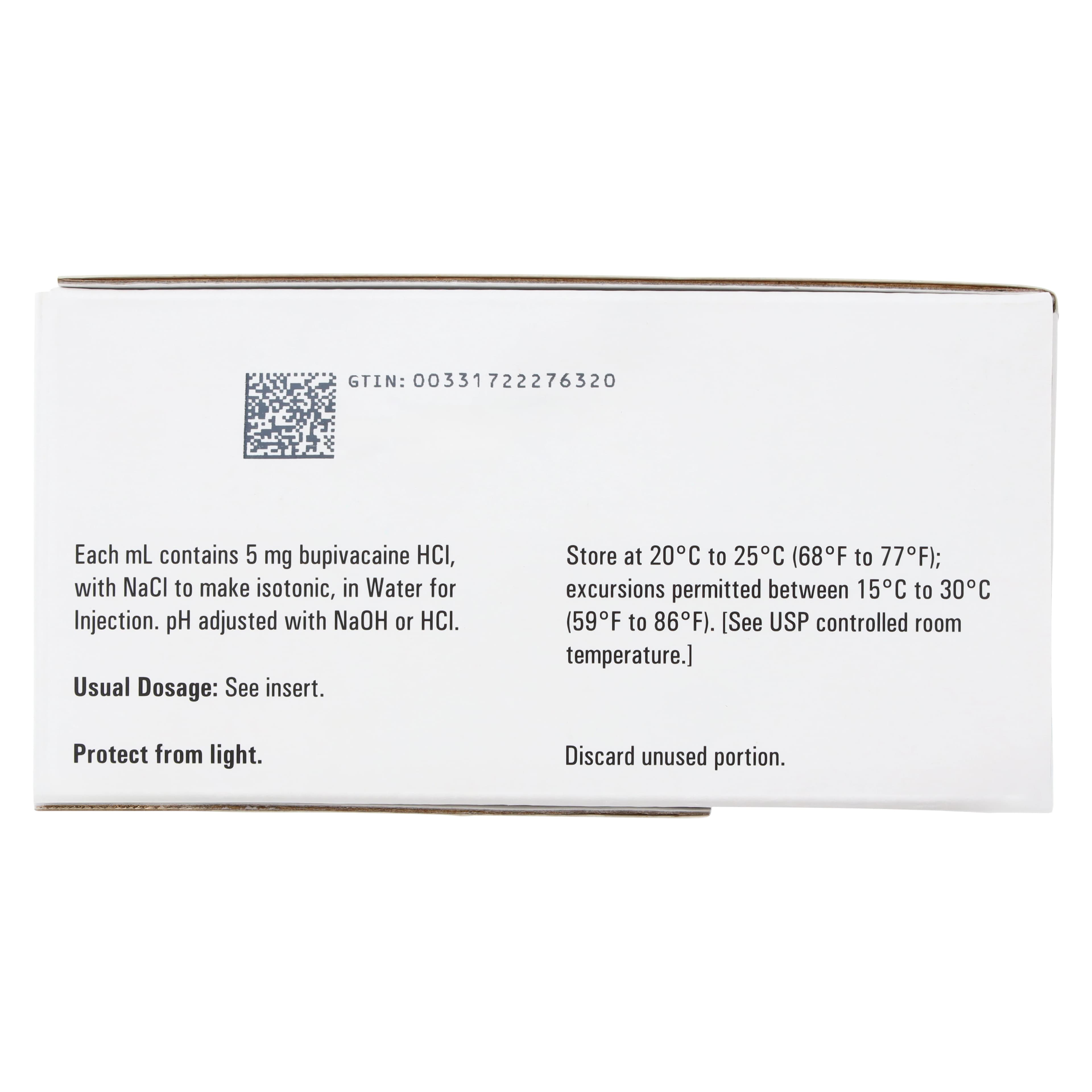 Bupivacaine HCl Injection 0.5%, Preservative Free, SDV 10mL, 25/Package thumbnail 6