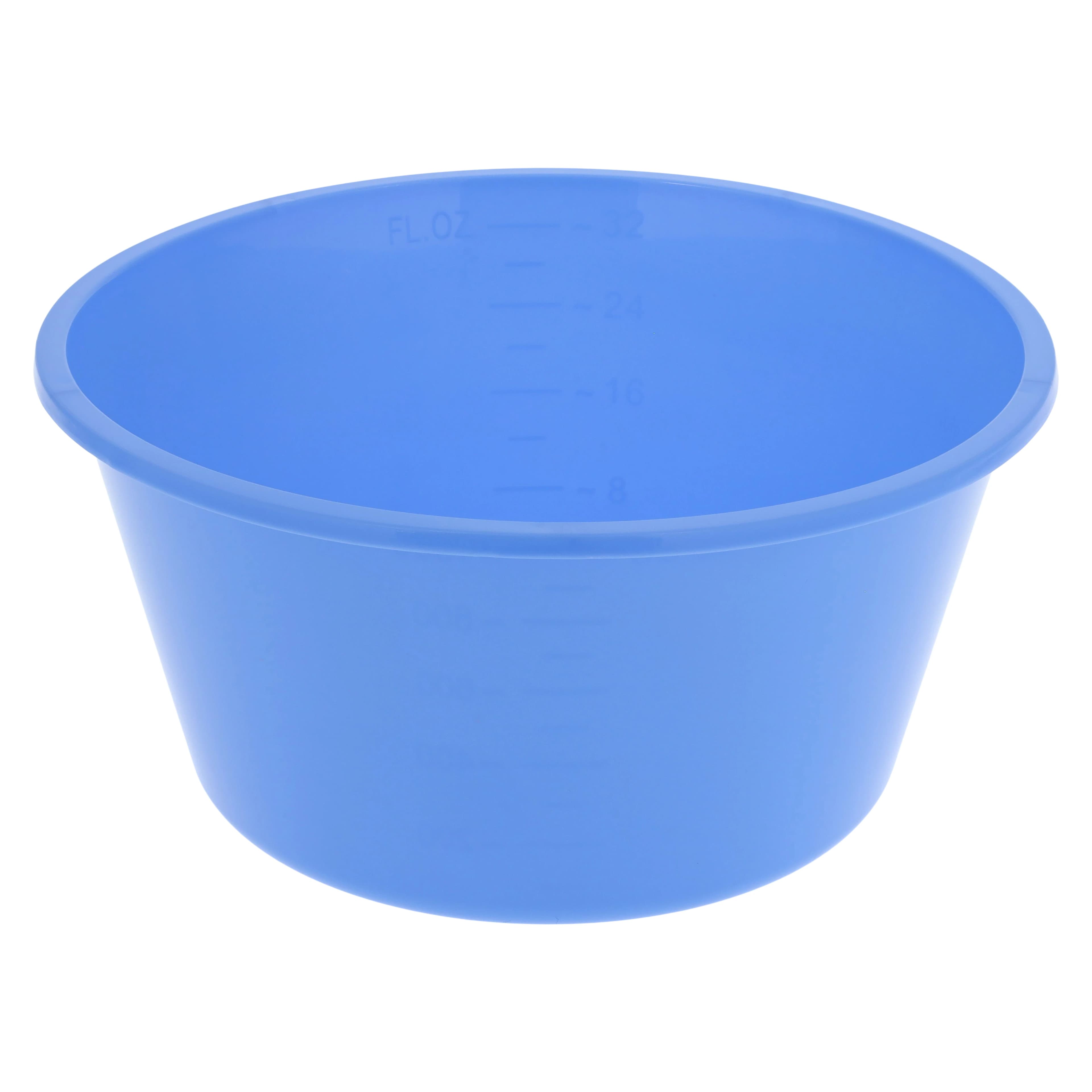 Medline Graduated Surgical Bowl, Large, Round, Plastic, Blue, Sterile, 32 oz - Bowl Graduated Large Sterile - Image 1