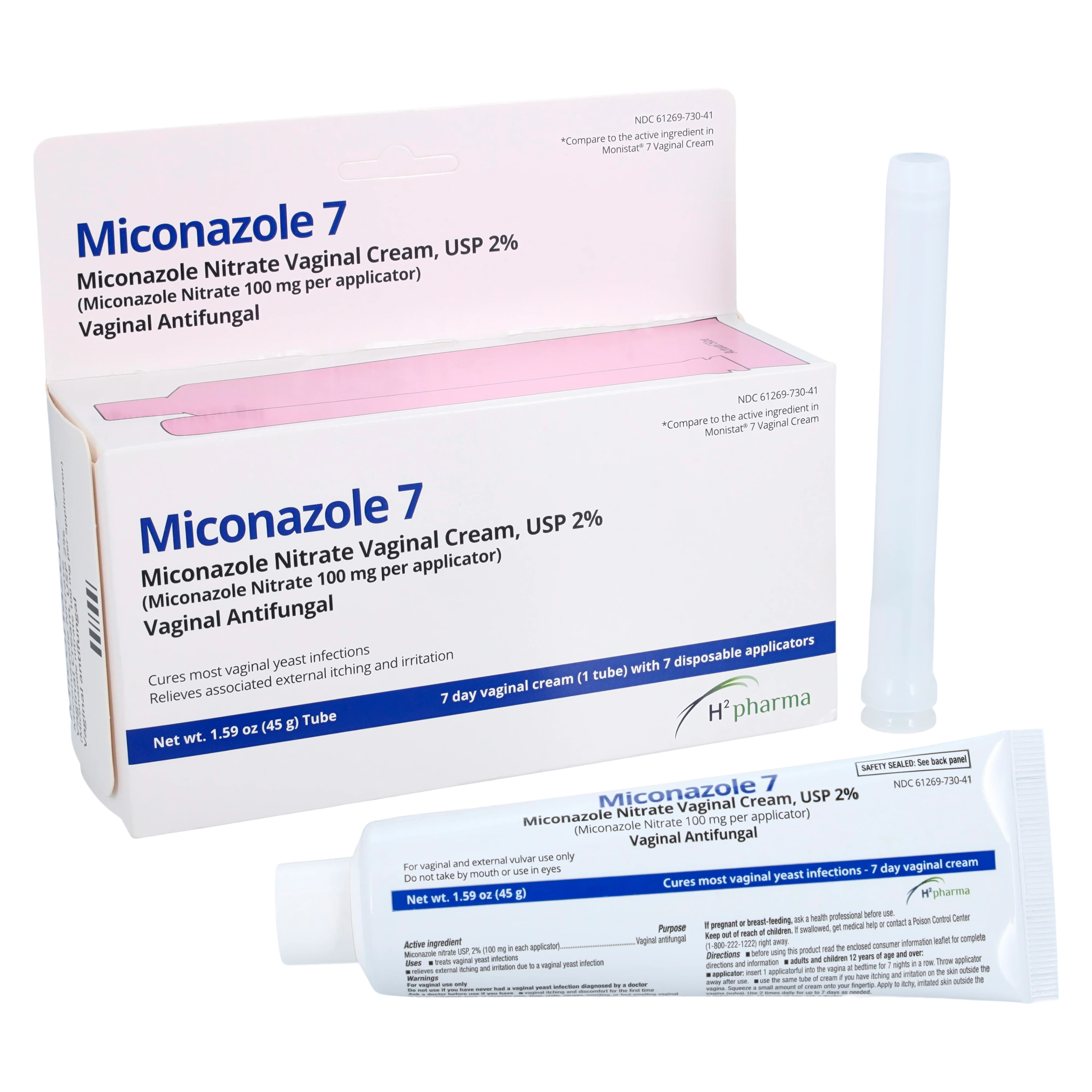 Miconazole Nitrate 2% Vaginal Cream, 45g Tube - Miconazole Nit Vaginal 7 Cream - Image 1