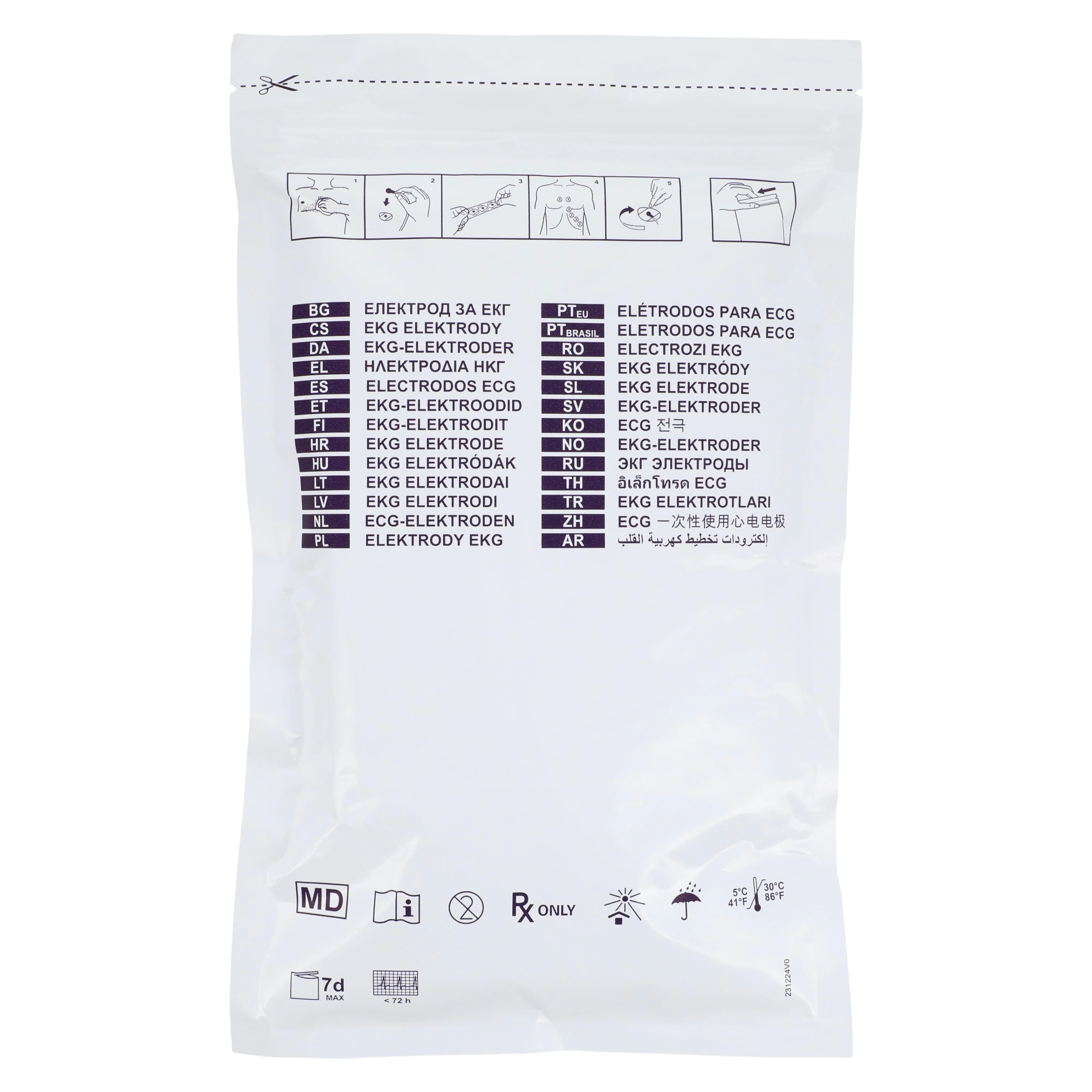 Nikomed ECG Electrode, Foam/Wet Gel, 50mm, 600/Box thumbnail 2