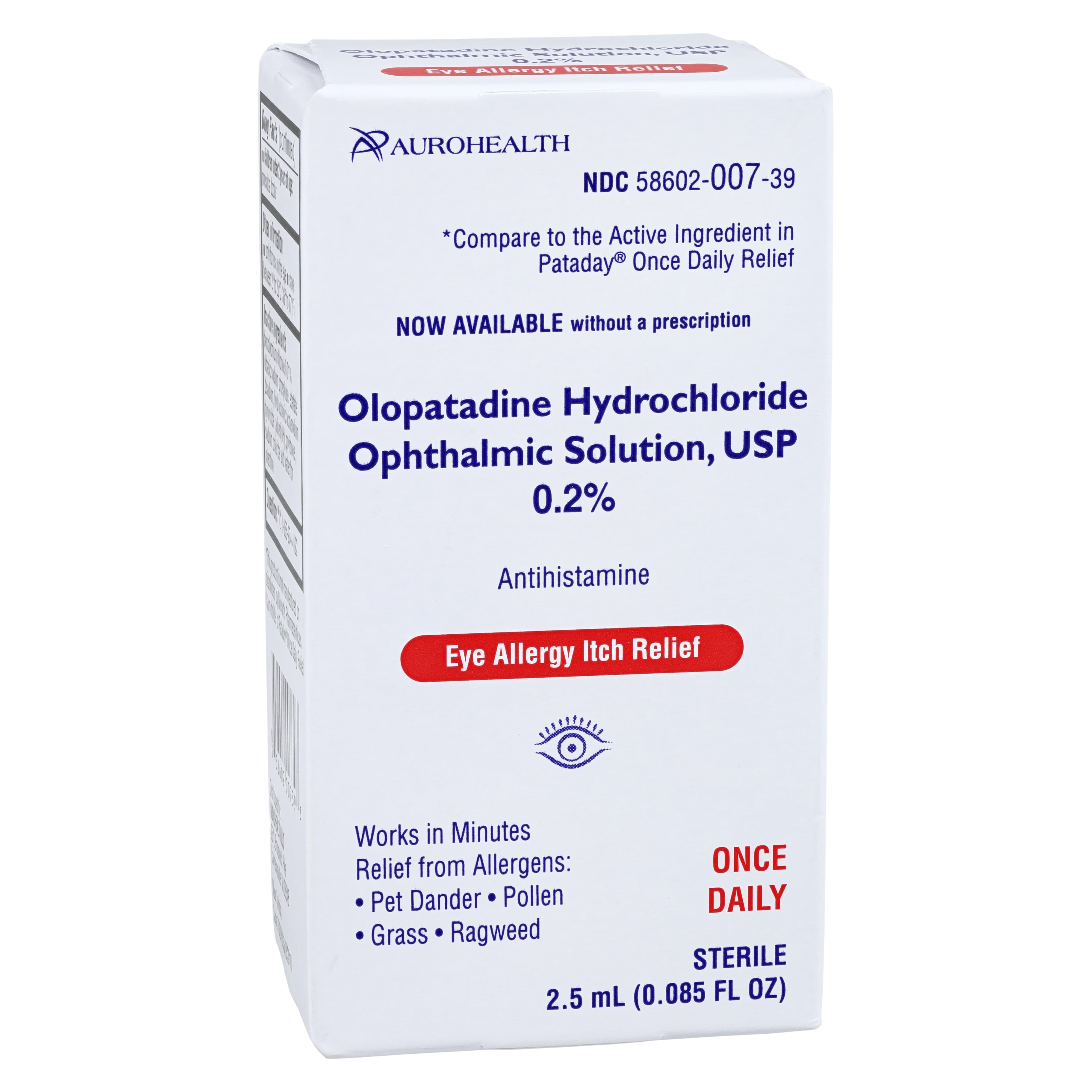 Olopatadine HCl Ophthalmic Solution 0.2%, 2.5 mL/Bottle - Olopatadine HCl Ophth Solution - Image 1