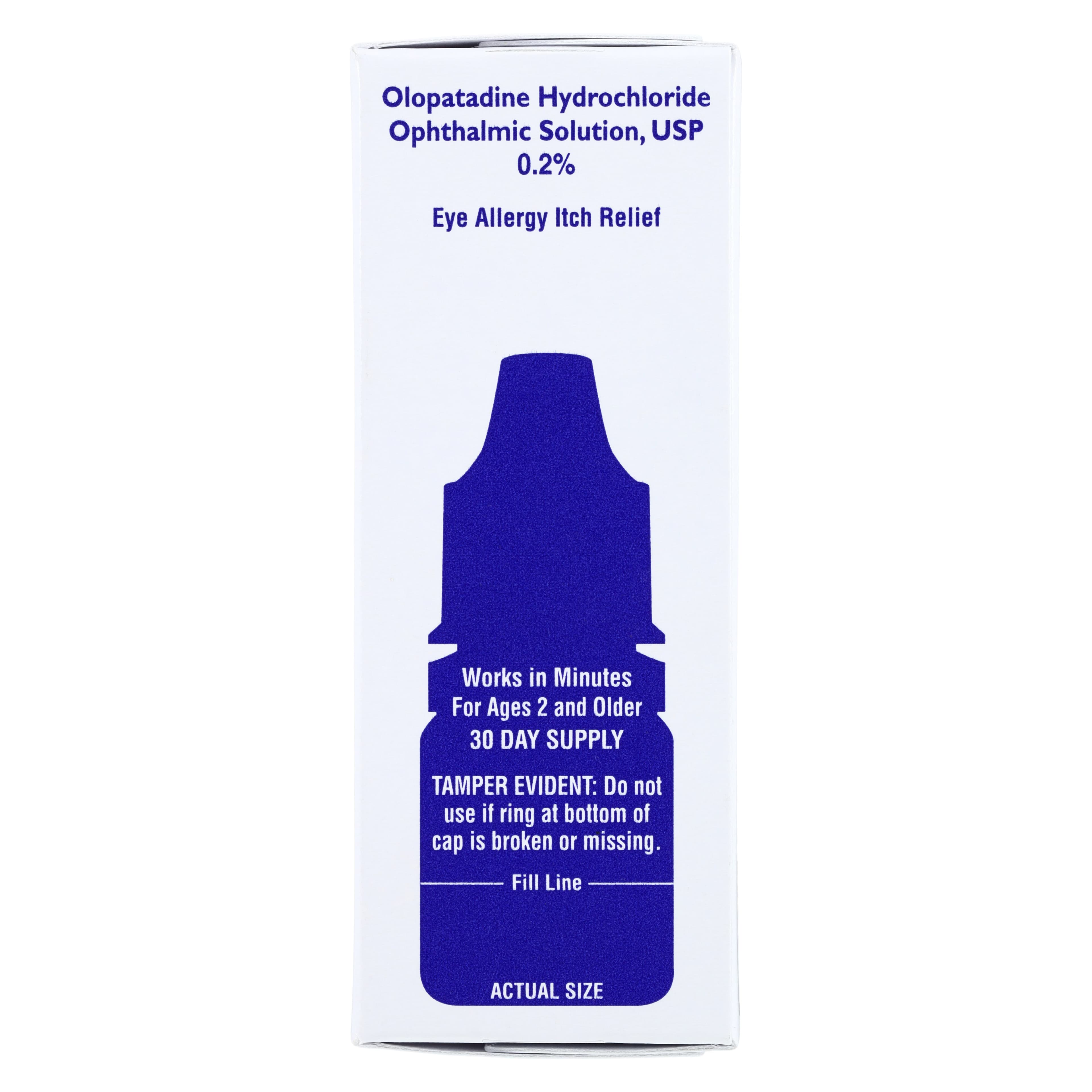 Olopatadine HCl Ophthalmic Solution 0.2%, 2.5 mL/Bottle thumbnail 2