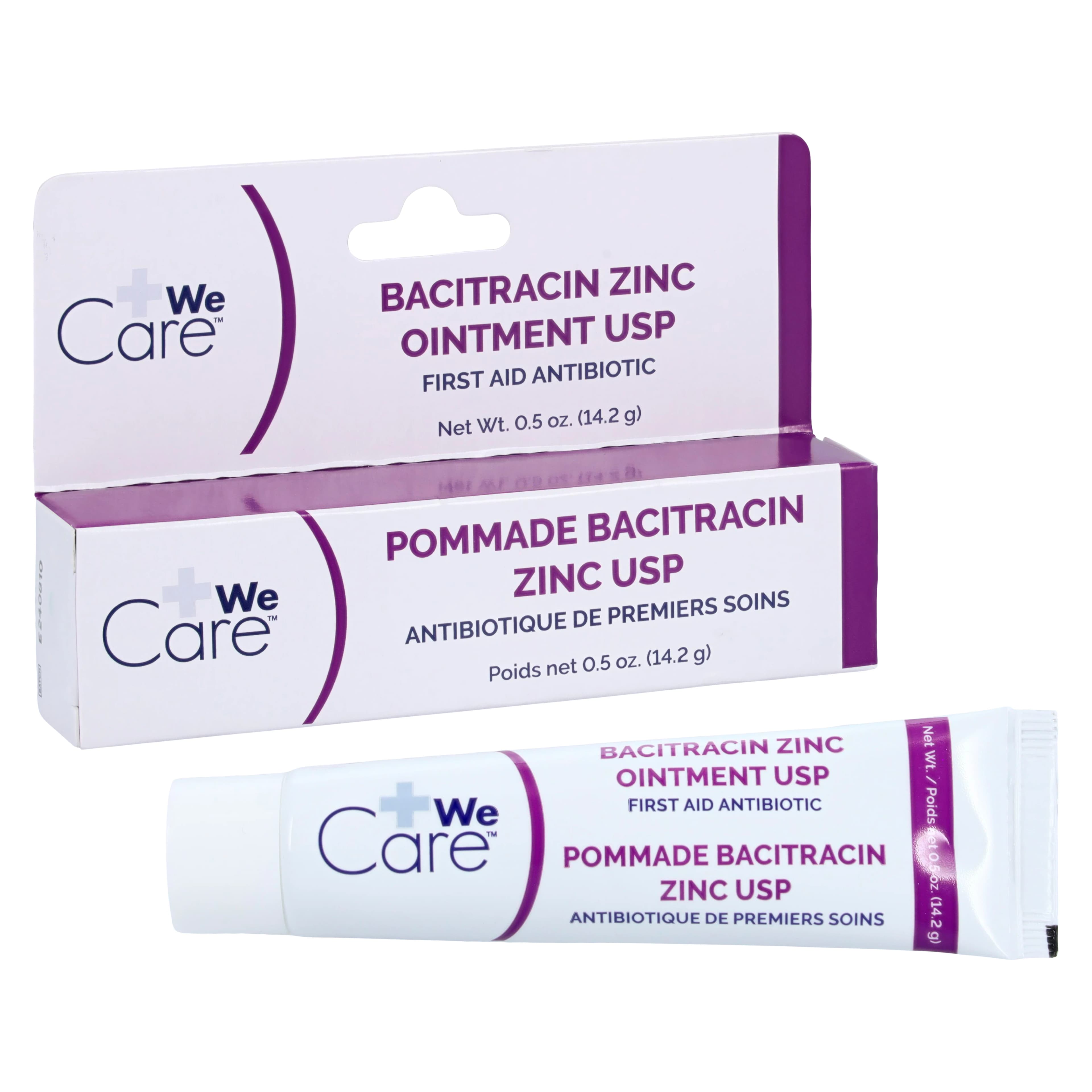 Dynarex Bacitracin Zinc Ointment, 500 units/g, 0.5 oz Tube - Bacitracin Zinc Ointment - Image 1