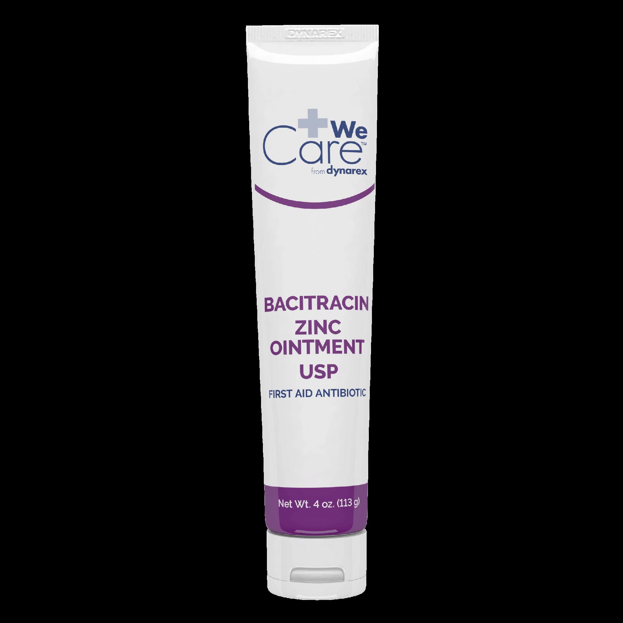 Dynarex Bacitracin Zinc Ointment, 500 Units/g, 4 oz Tube - Bacitracin Zinc Ointment - Image 1