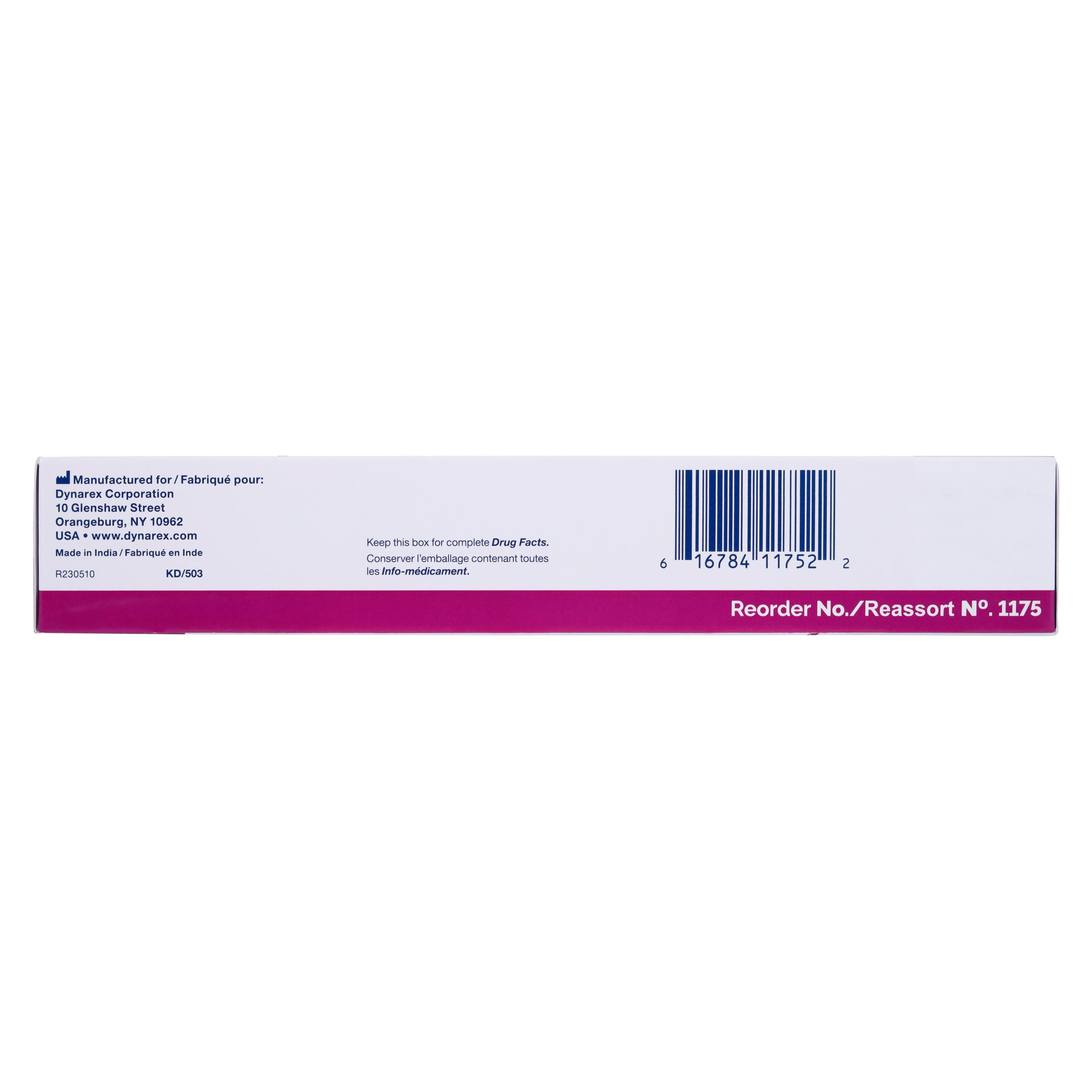 Dynarex Bacitracin Zinc Ointment, 500 Units/g, 4 oz Tube thumbnail 7