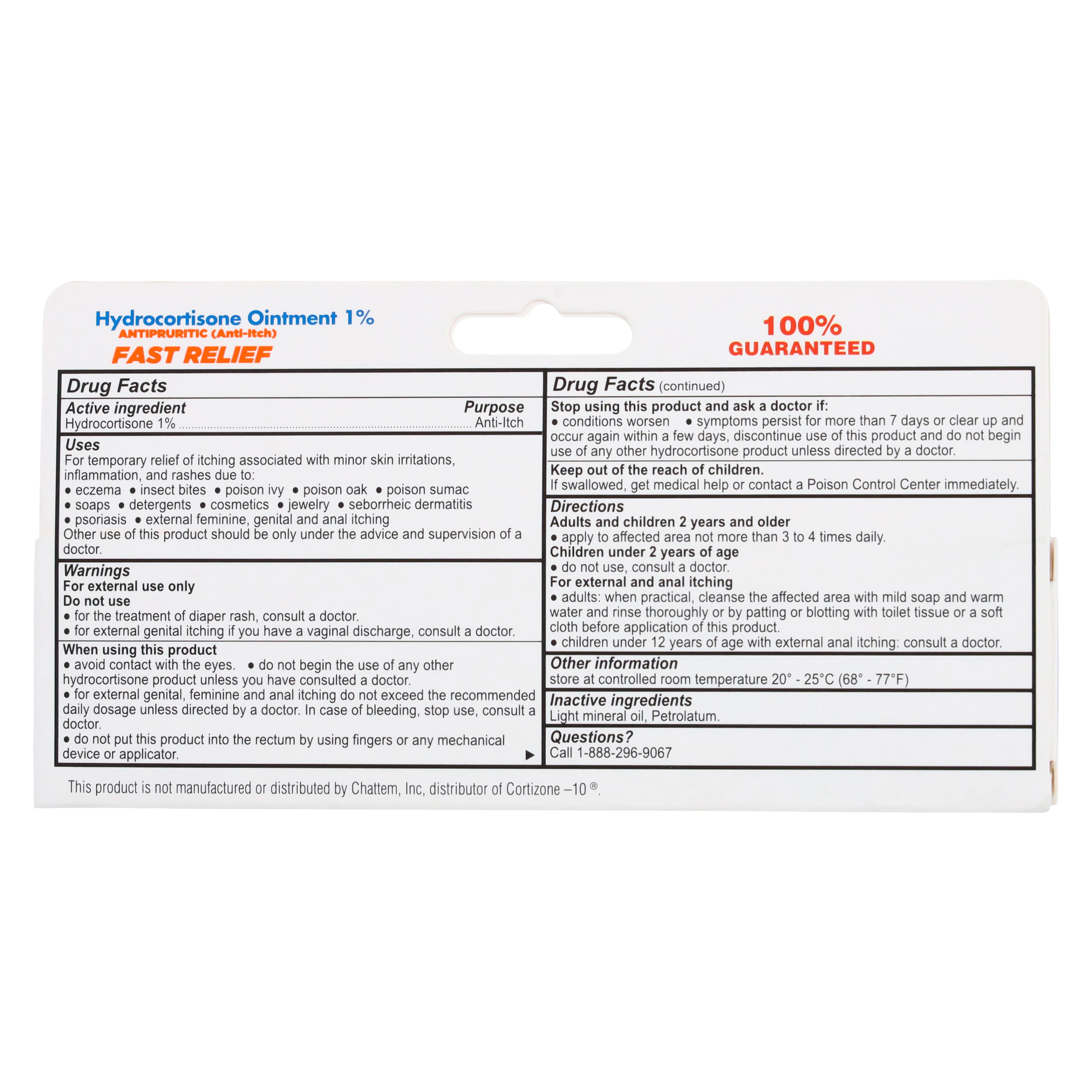Hydrocortisone Ointment OTC 1%, 1 oz Tube thumbnail 4