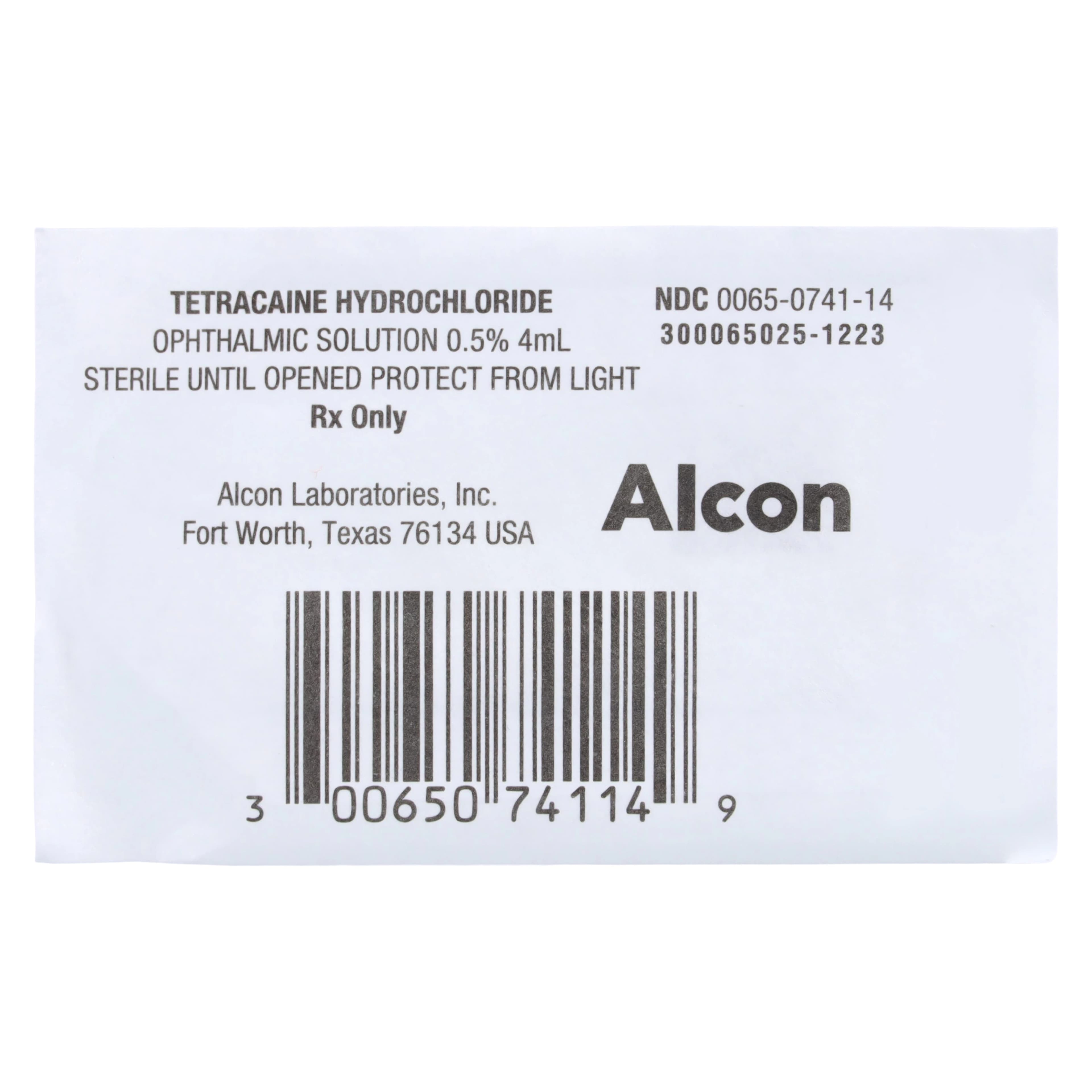 Tetracaine HCl Ophthalmic Solution 0.50%, Unit Dose, 4mL, 12/Package thumbnail 3