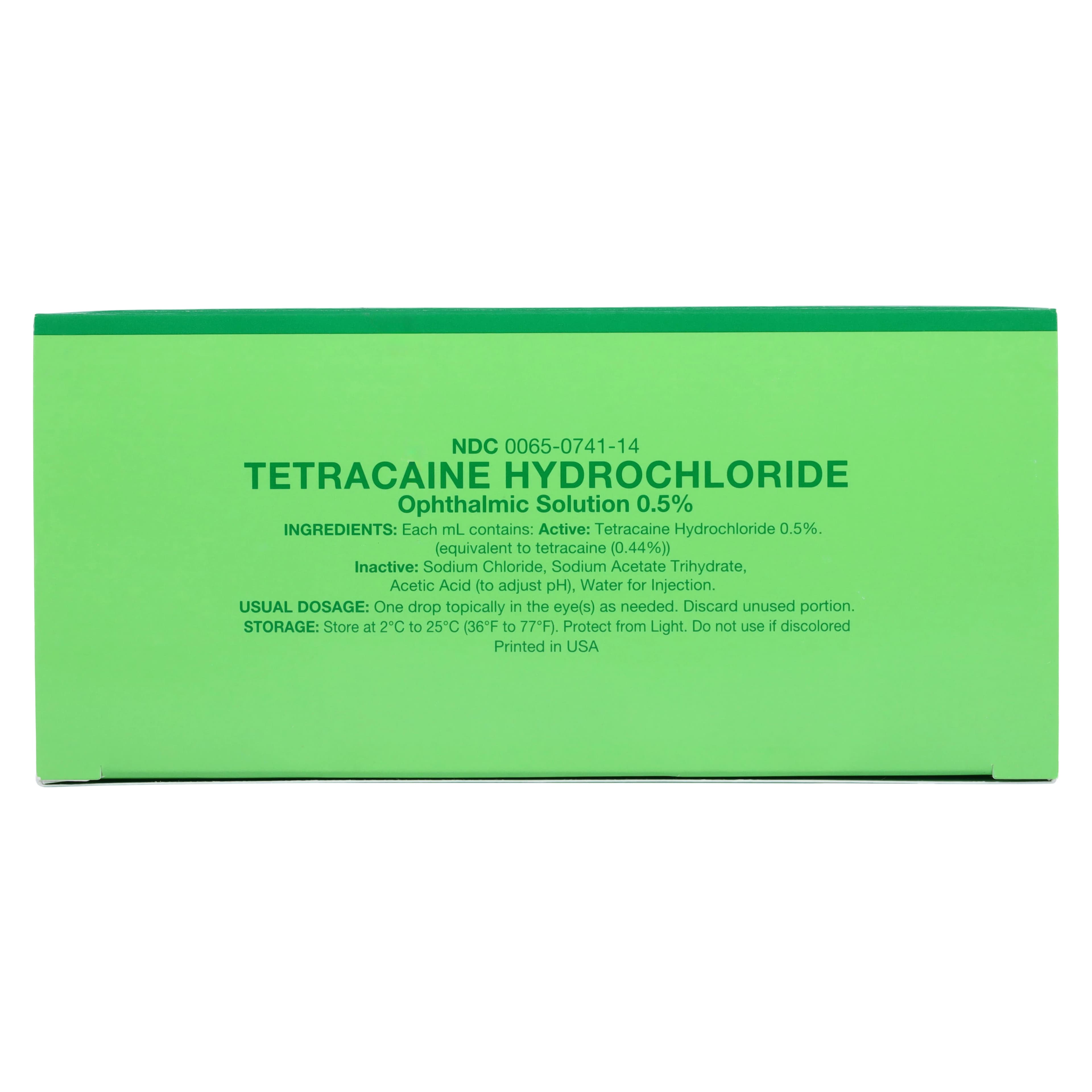 Tetracaine HCl Ophthalmic Solution 0.50%, Unit Dose, 4mL, 12/Package thumbnail 4