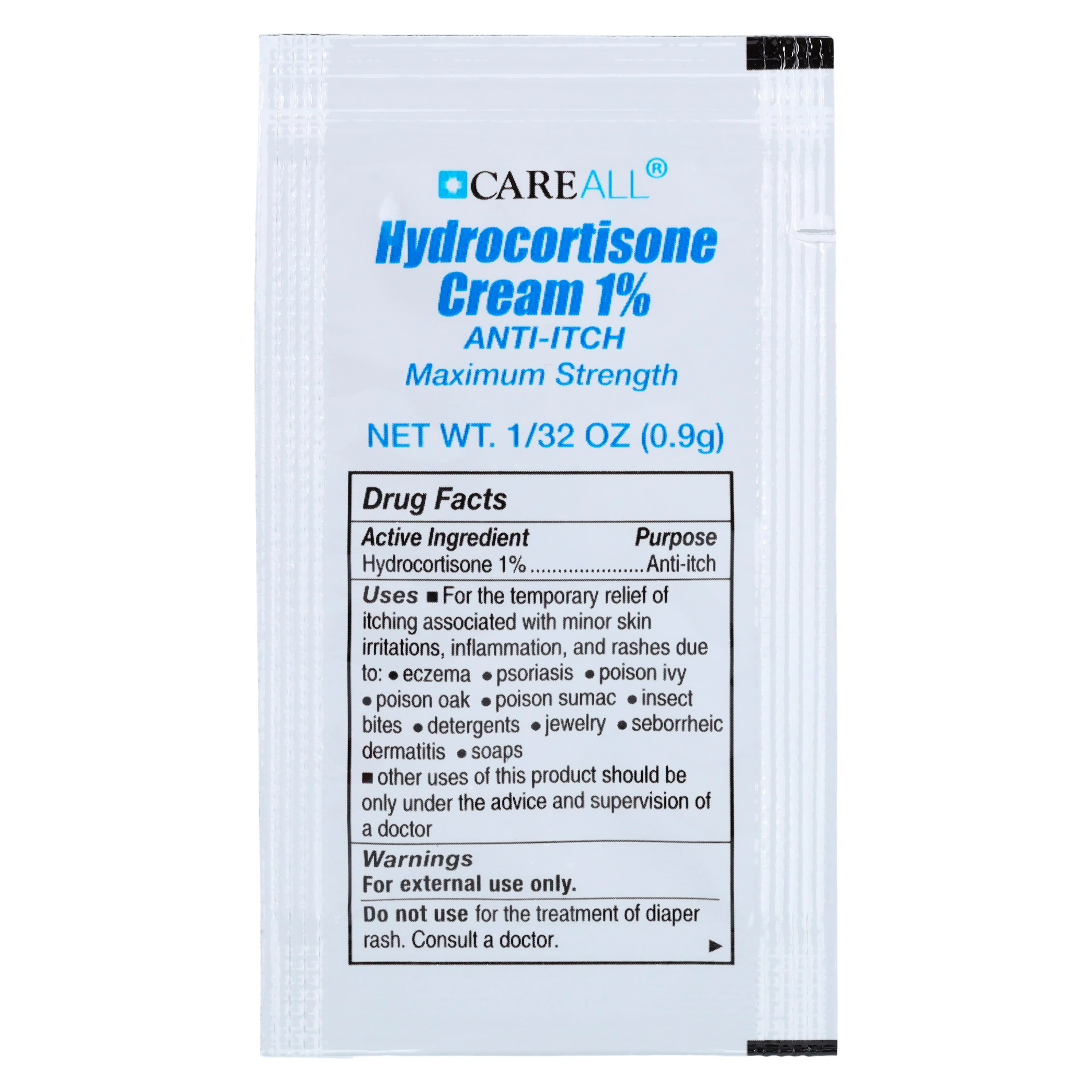 Hydrocortisone Cream 0.9g Foil Packets, 1/32oz, 25/Package thumbnail 2