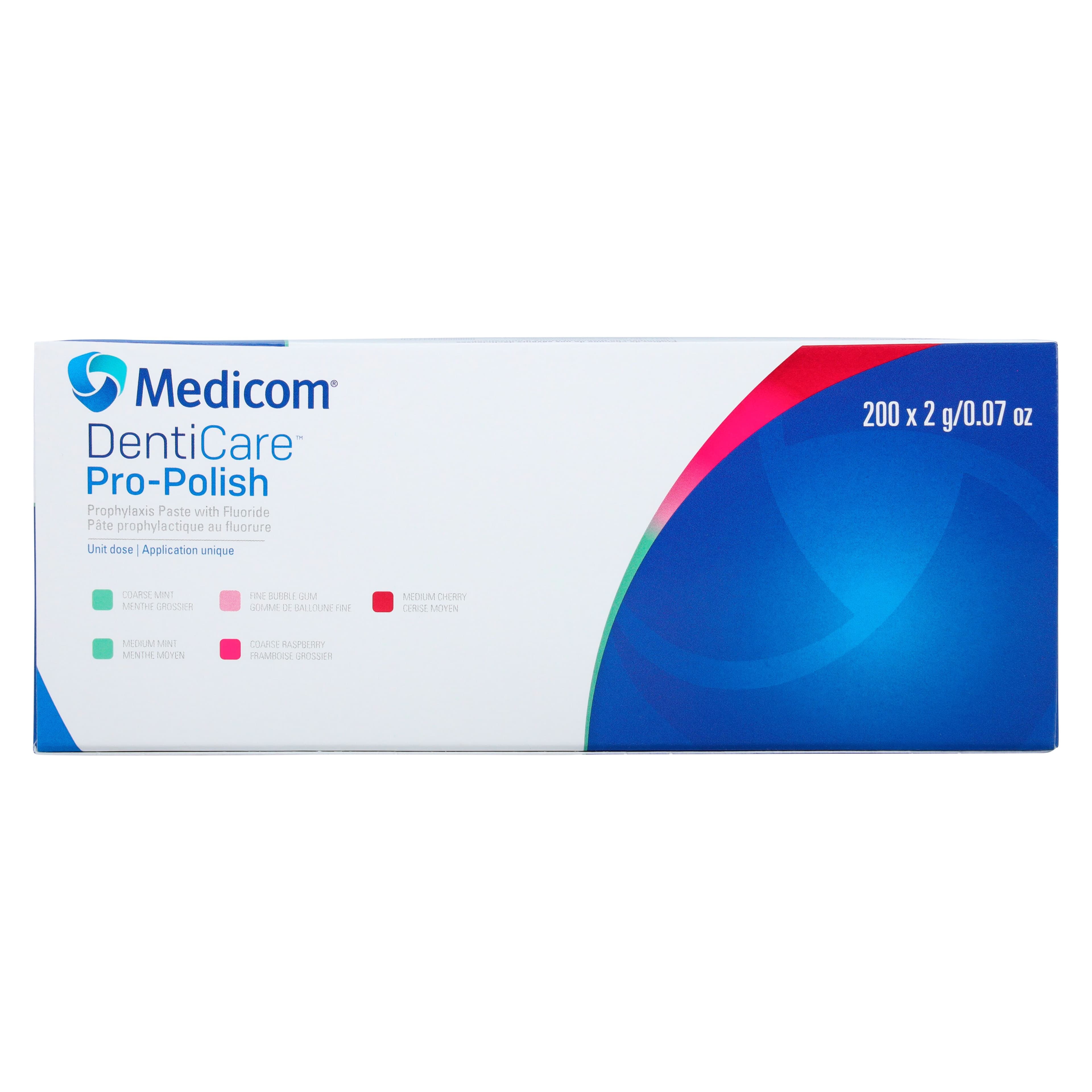 DentiCare Pro-Polish Prophylaxis Paste, Medium Grit, Mint, Unit Dose, 200/Box thumbnail 3