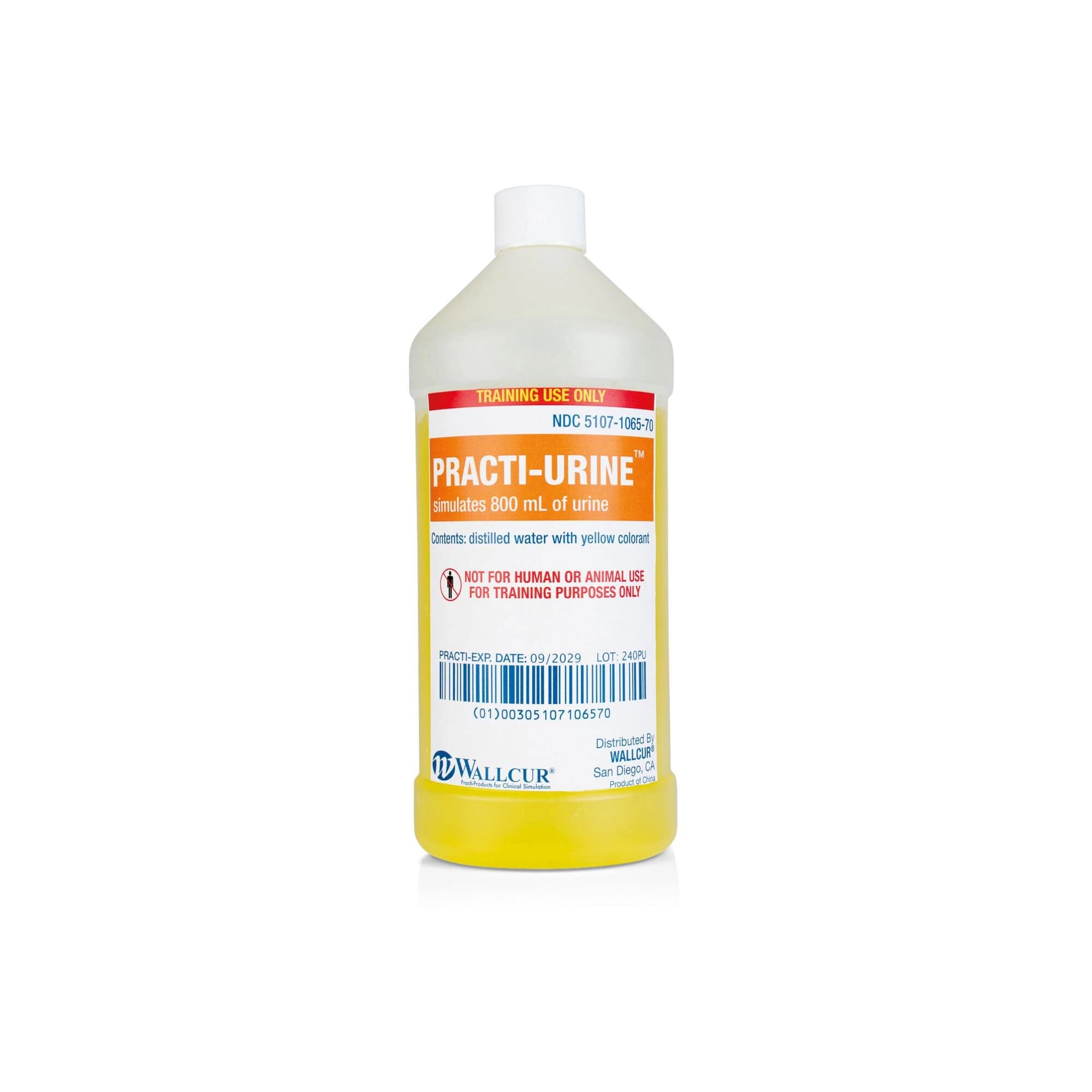 Practi-Simulated Urine, Yellow, 800mL Bottle - Practi-Simulated Urine - Image 1