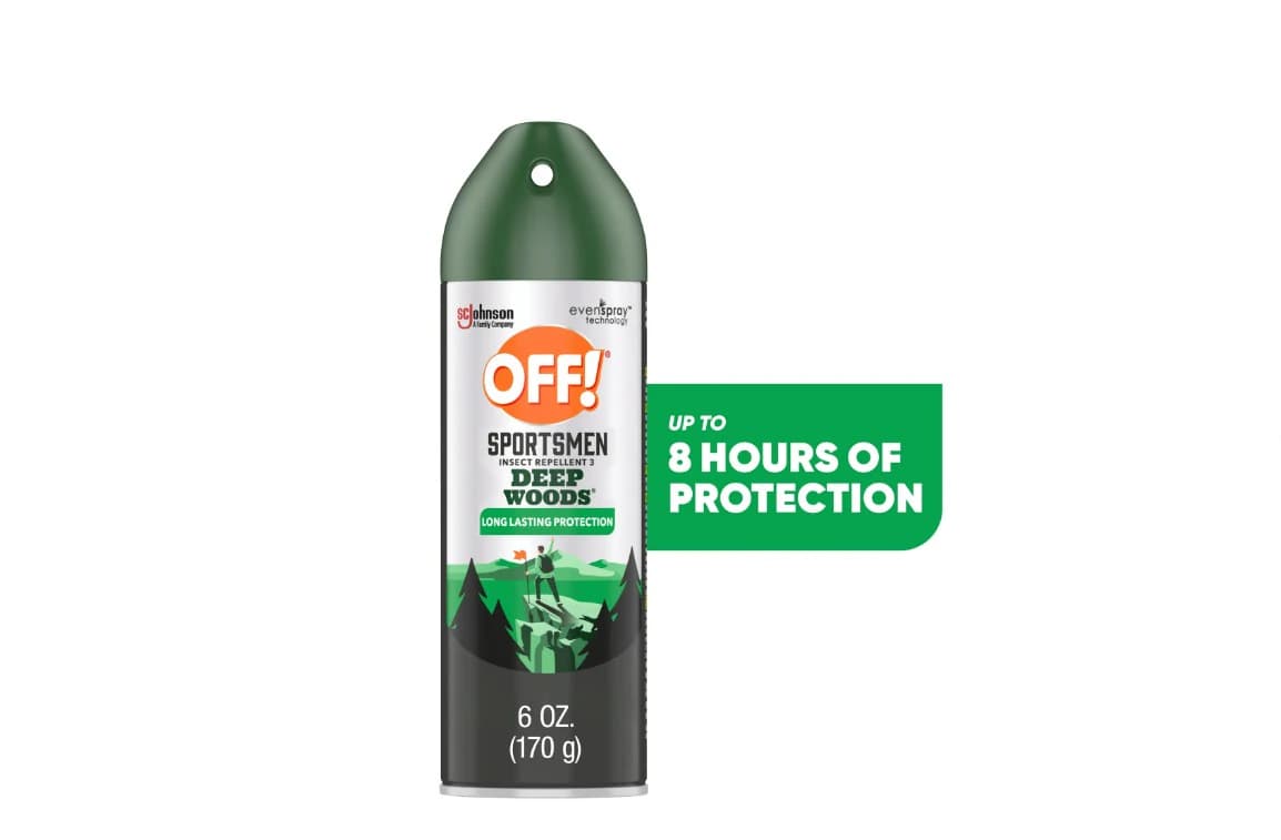 OFF! Deep Woods Sportsmen Insect Repellent Aerosol Spray, 6 oz Can - OFF Deep Woods Aerosol Spray - Image 1