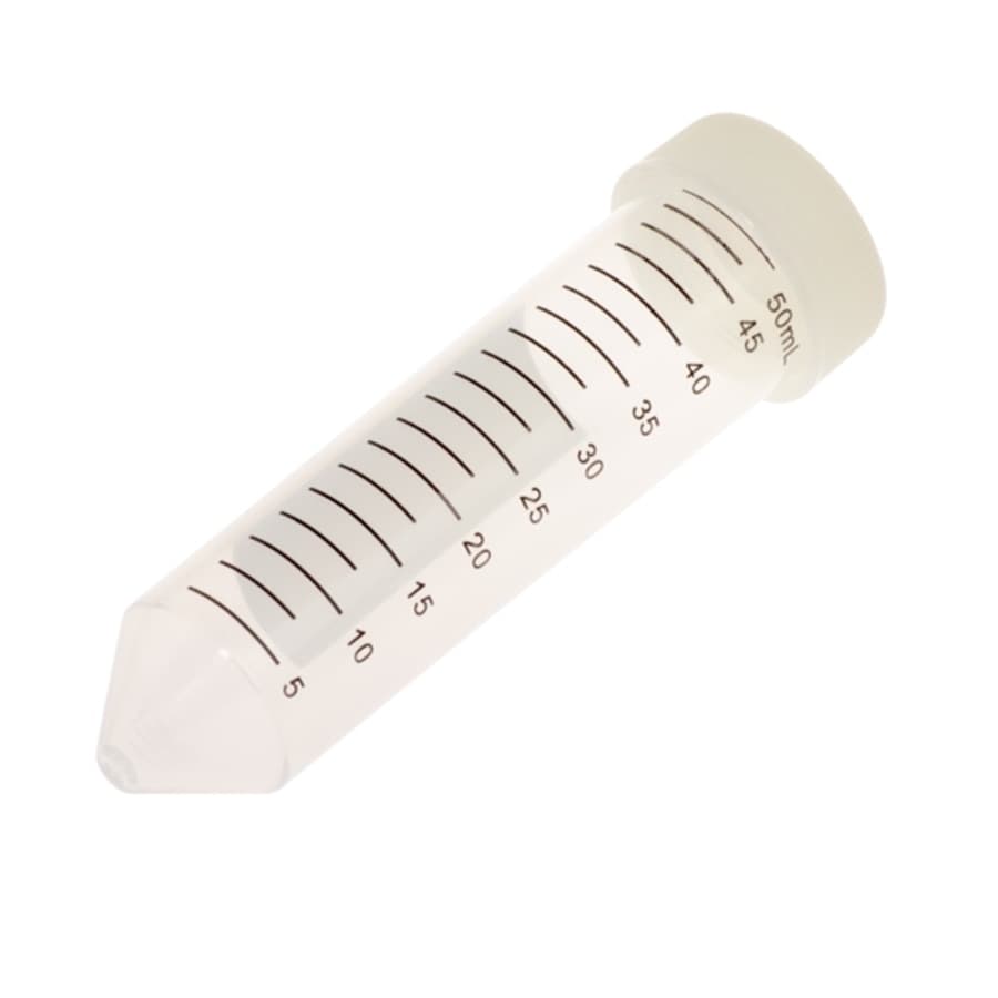 Celltreat Scientific Centrifuge Tube, 50mL, Polypropylene, Graduated, Sterile, Natural Cap, 500/Case - Centrifuge Tube 50mL Graduated - Image 1