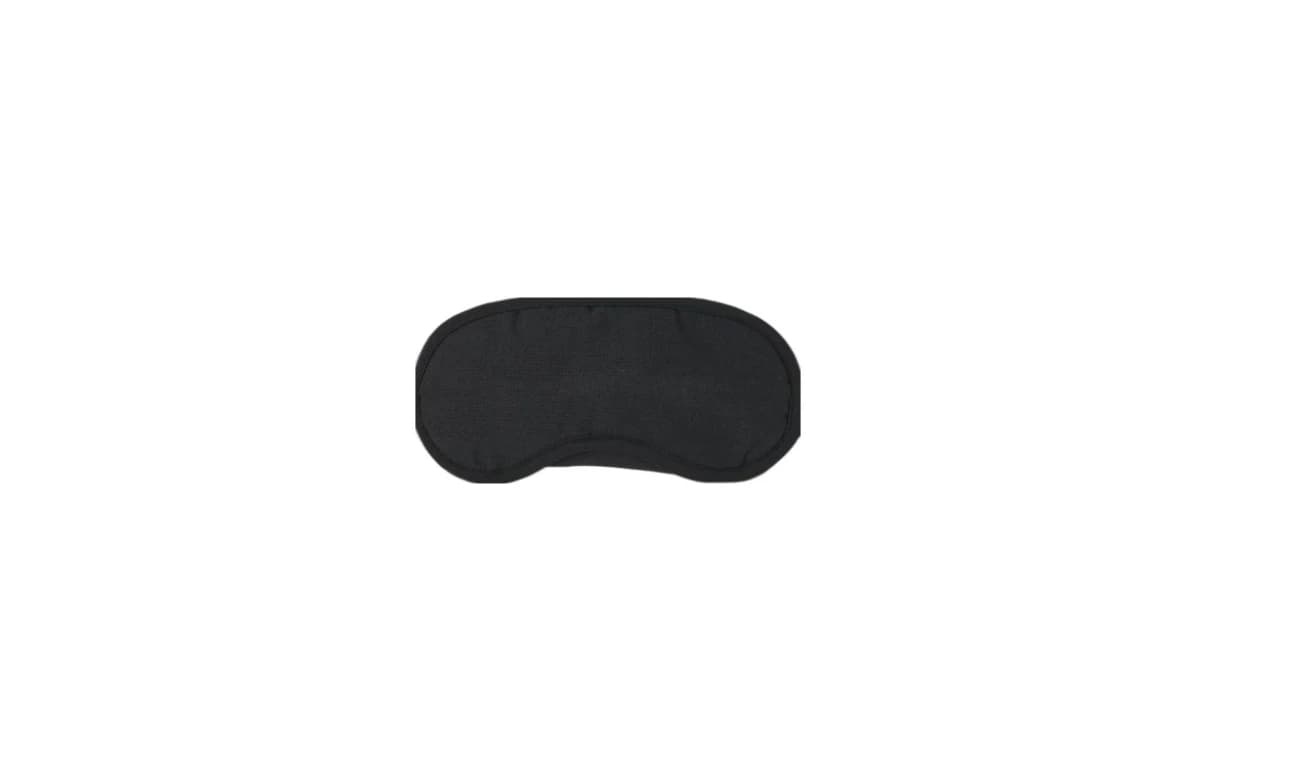 Medline Sleep Mask, Nylon, Black, 25/Box - Mask Sleep Black Nylon - Image 1