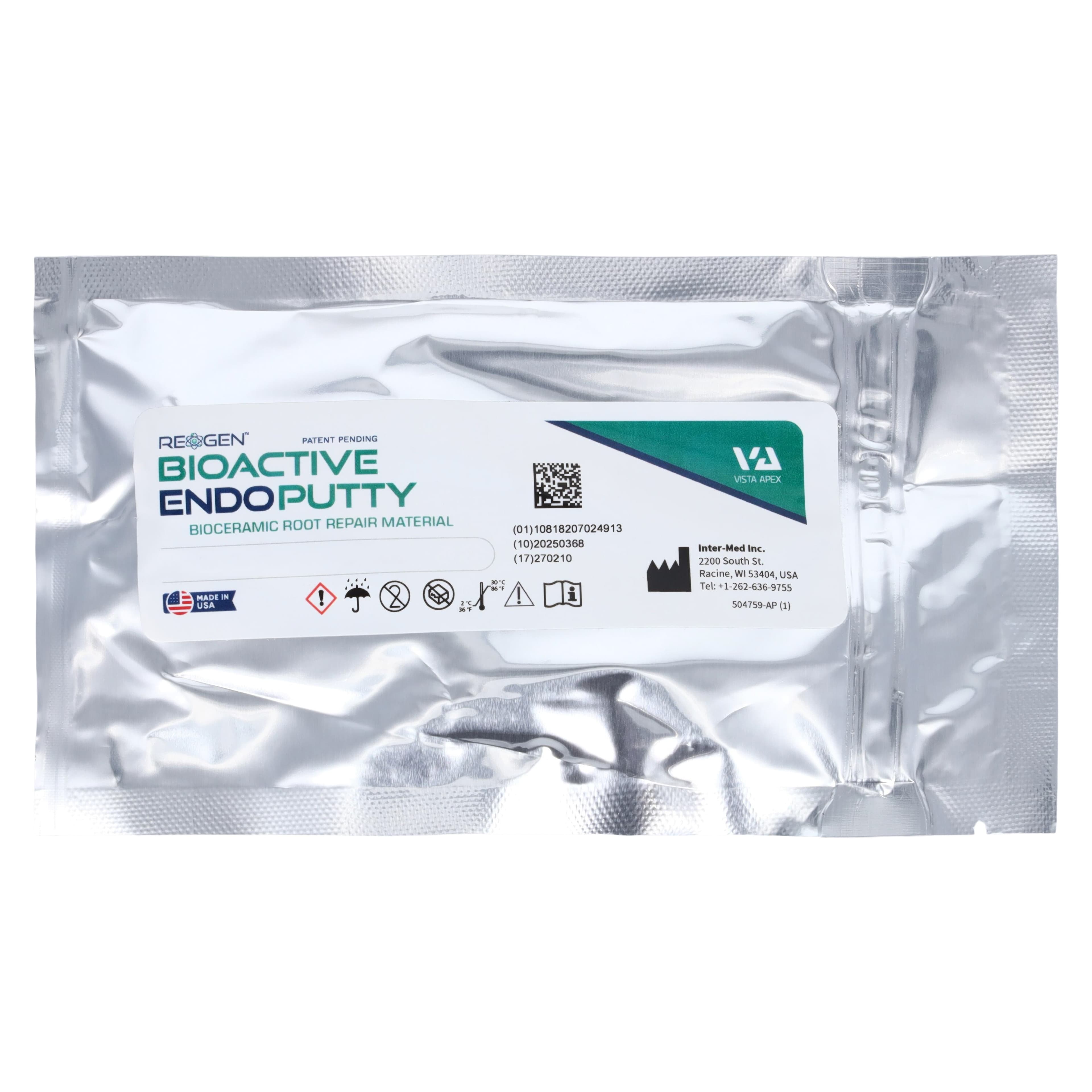 RE-GEN Bioactive EndoPutty, Bioceramic Root Repair Putty, 1g Syringe with 4 Tips, #504756 thumbnail 5