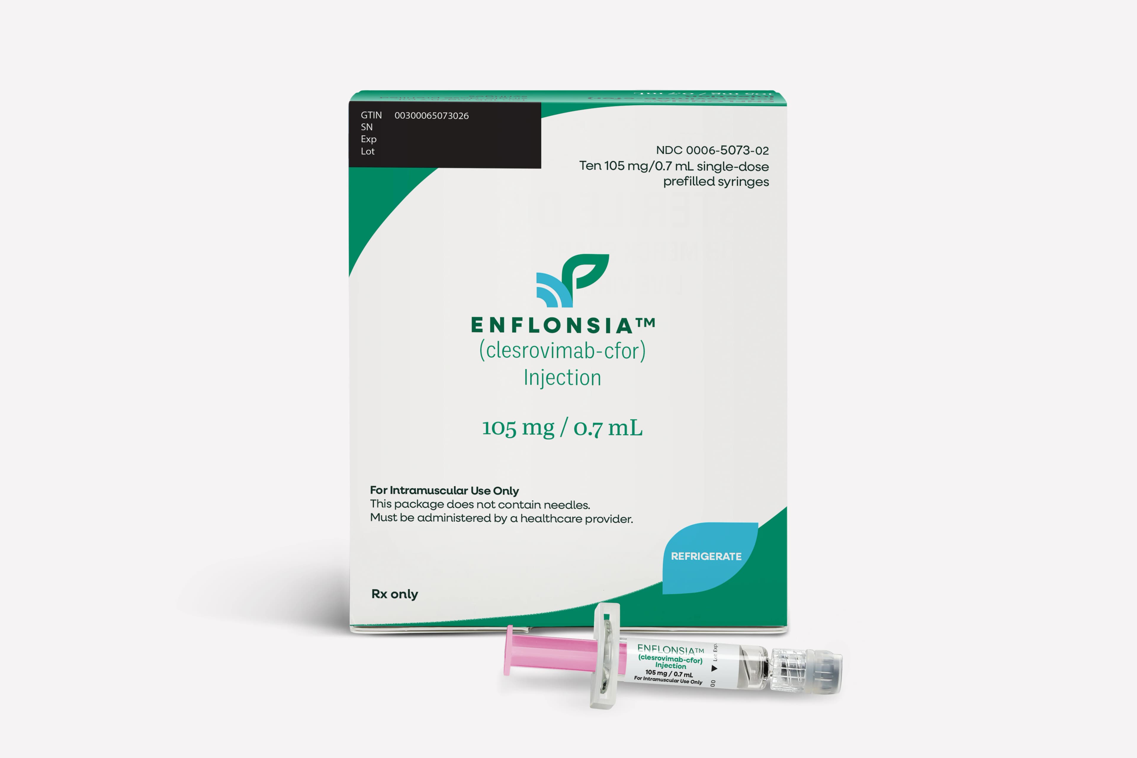ENFLONSIA Injection 105mg Prefilled Syringe, 0.7mL, 10/Package thumbnail 2