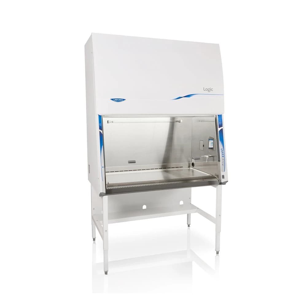 Labconco Logic Class II A2 Biological Safety Cabinet, 4 ft, 115V/60Hz, with 10" Sash Opening, Service Fixture, UV Lamp, Vacu-Pass Portals, and Base Stand - Cabinet Biological Safety - Image 1