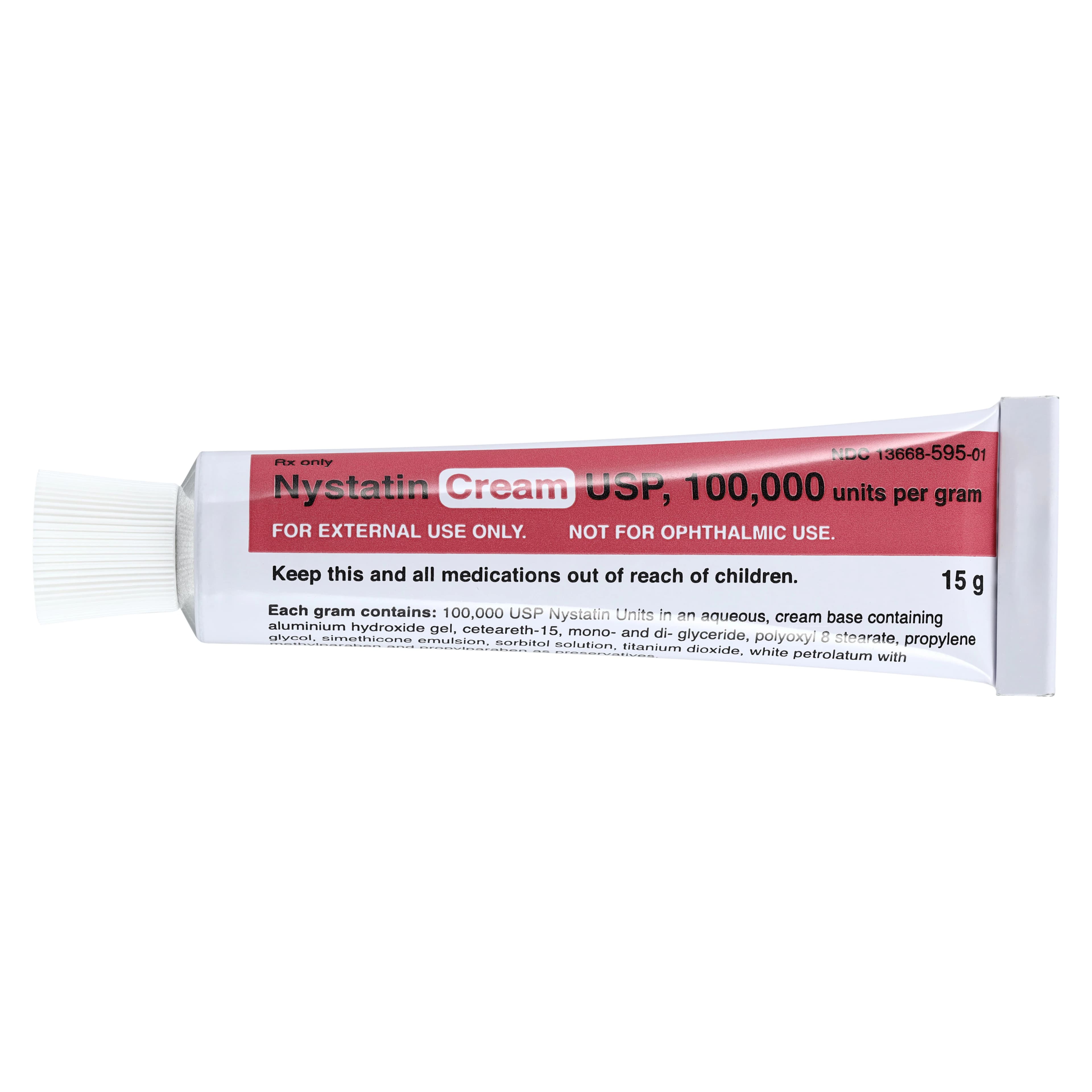 Nystatin Cream, Topical, 100,000 U/gm, 15 gm Tube, Torrent Pharmaceuticals thumbnail 2