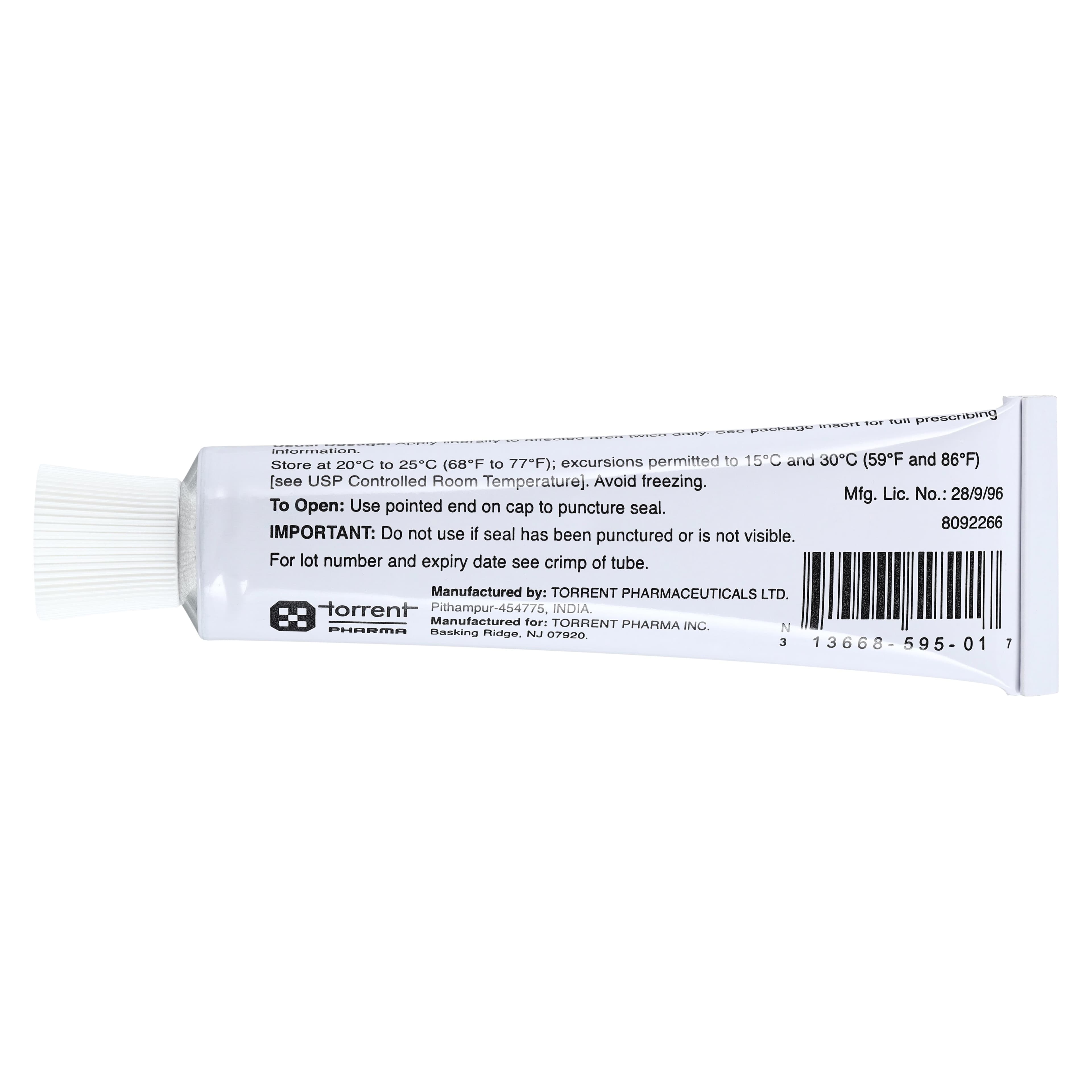 Nystatin Cream, Topical, 100,000 U/gm, 15 gm Tube, Torrent Pharmaceuticals thumbnail 4