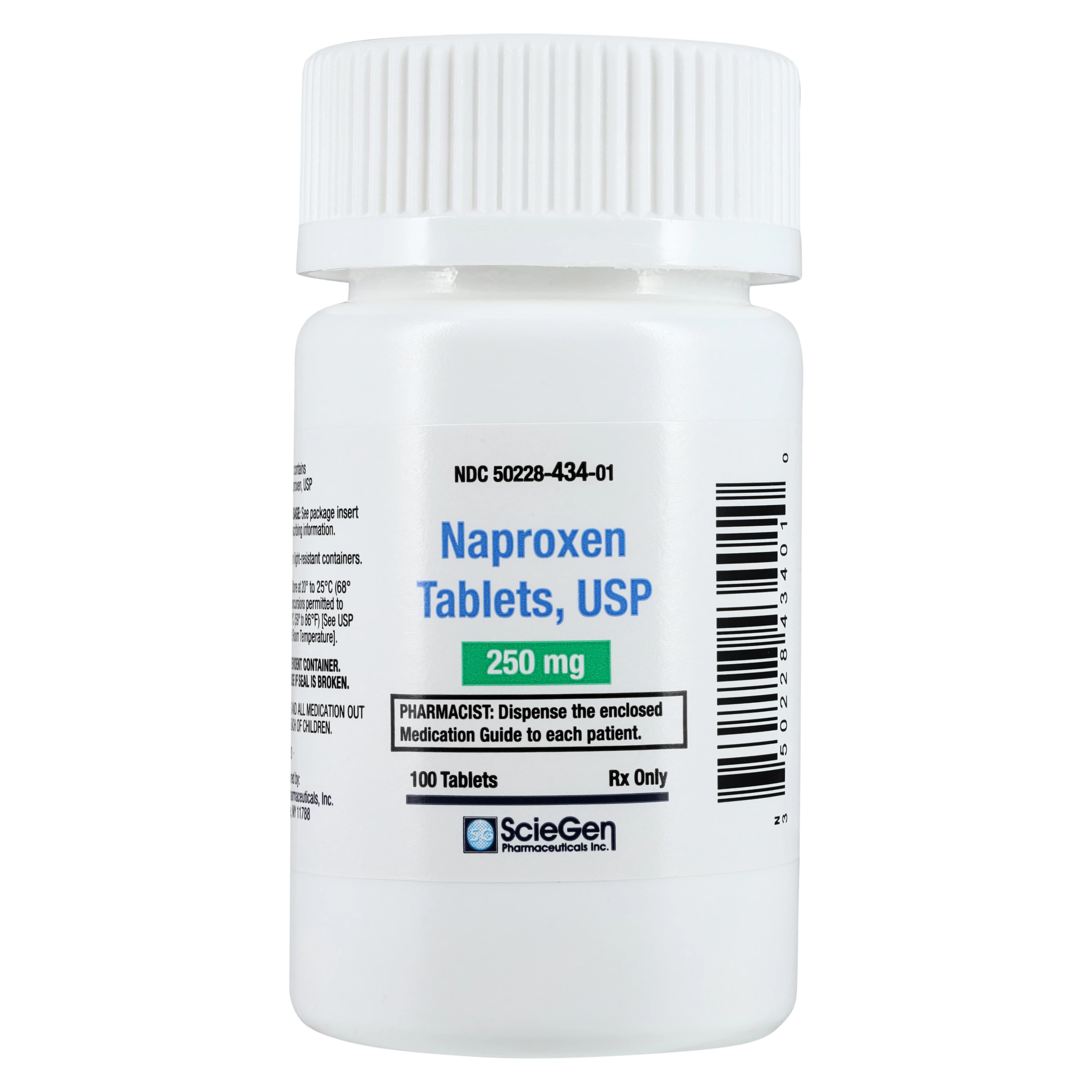 Naproxen Tablets, 250mg, 100/Bottle - Naproxen Tablets - Image 1