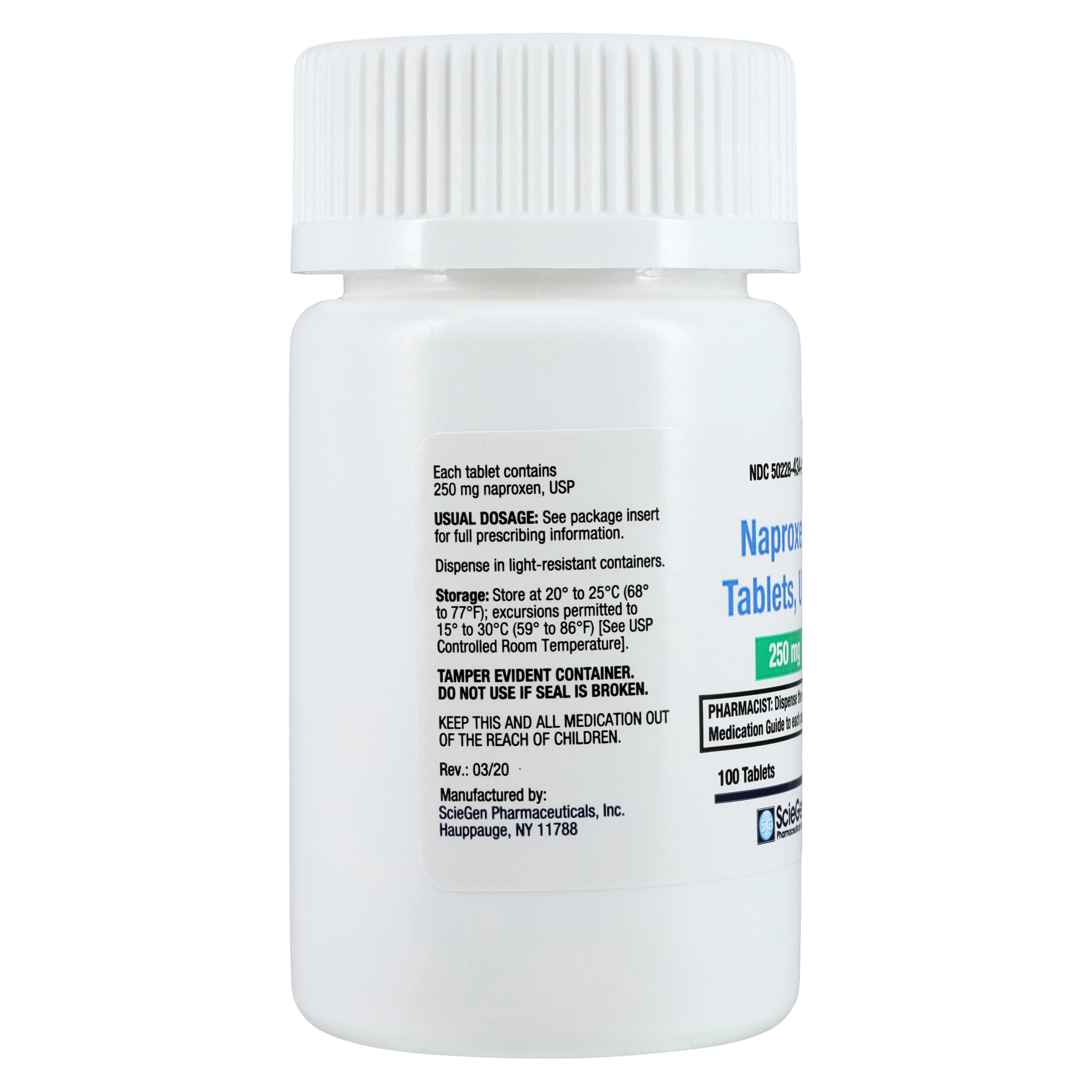 Naproxen Tablets, 250mg, 100/Bottle thumbnail 2