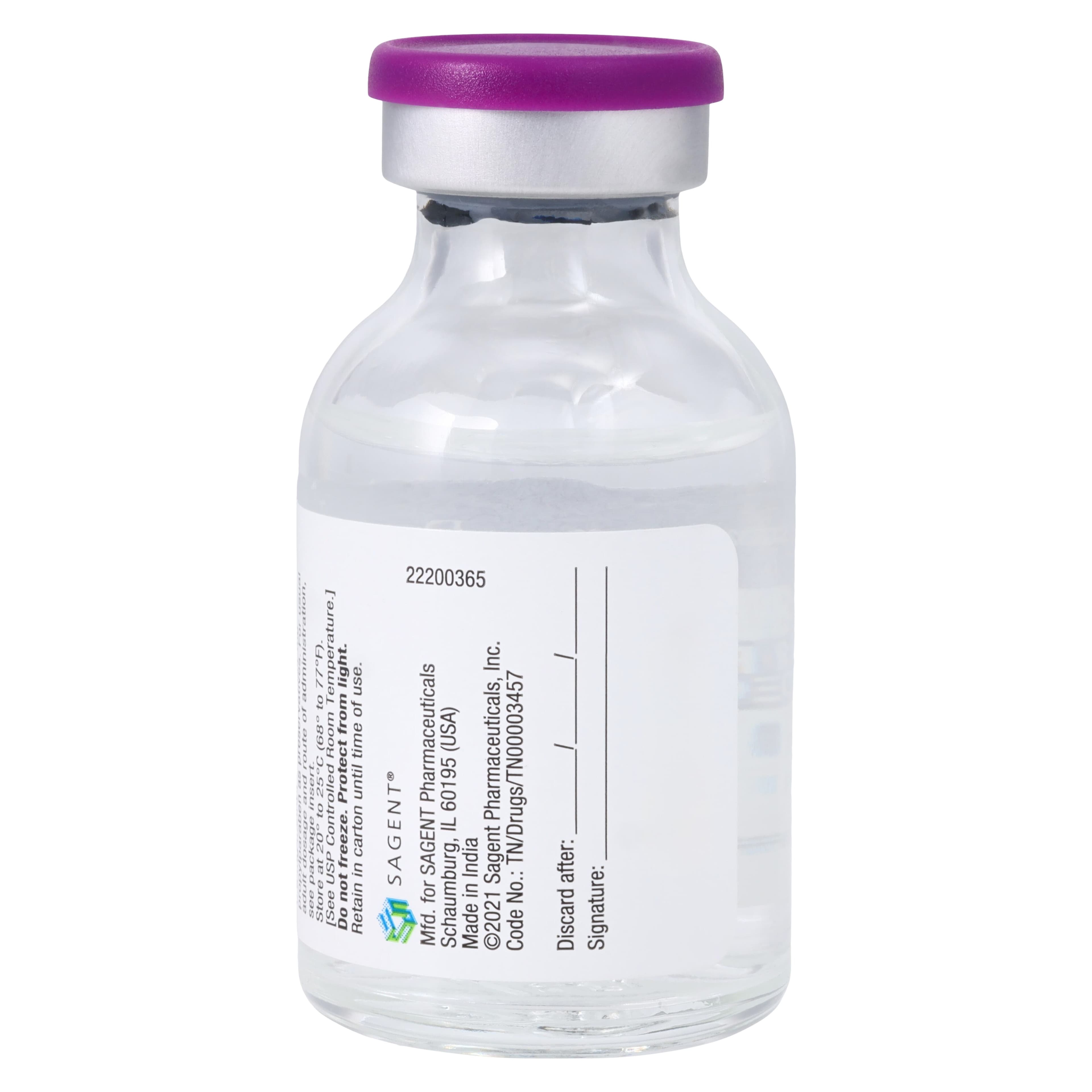 Labetalol HCl Injection, 5mg/mL, MDV, 20mL, Sagent Pharmaceuticals thumbnail 4