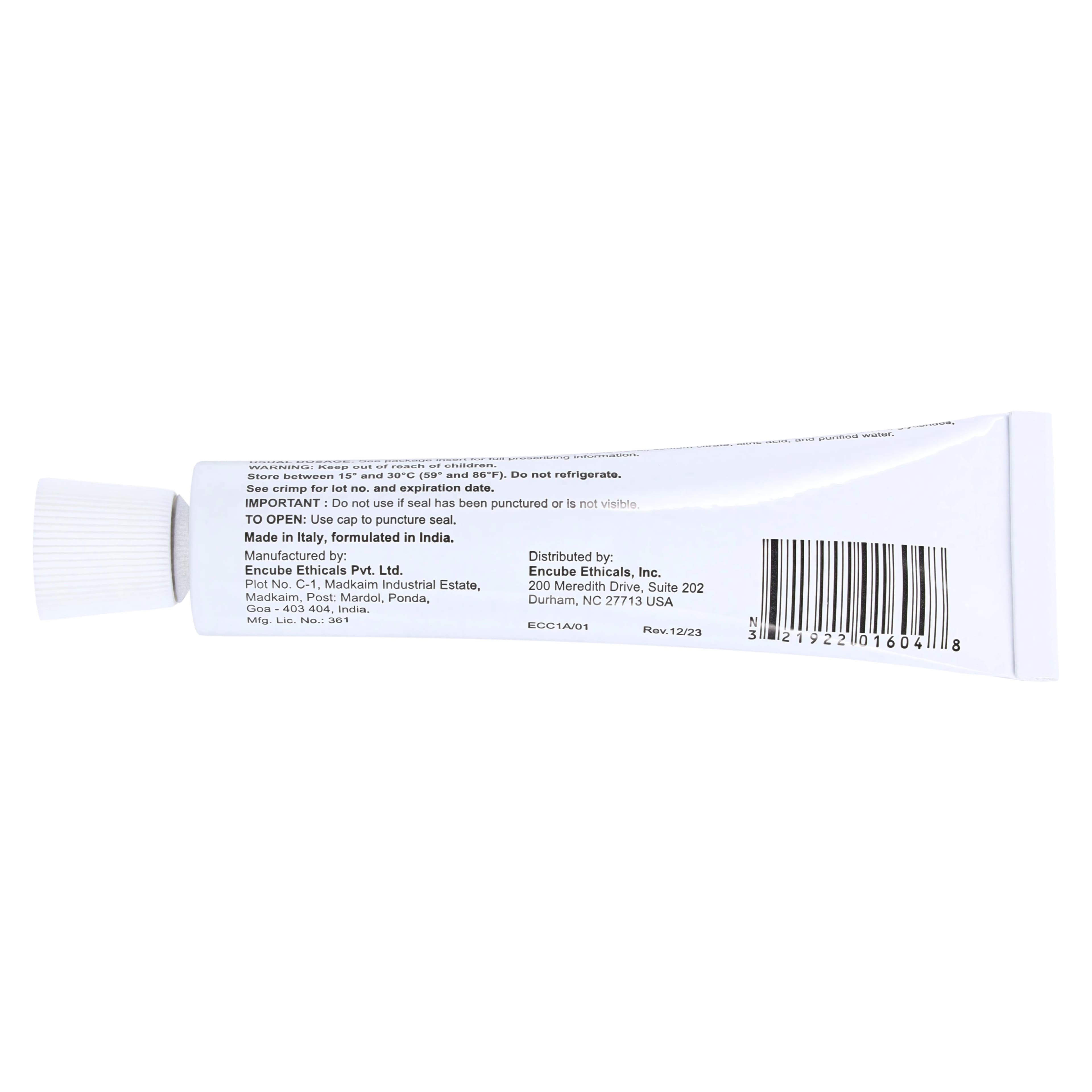 Clobetasol Propionate Cream 0.05%, 15g Tube thumbnail 4
