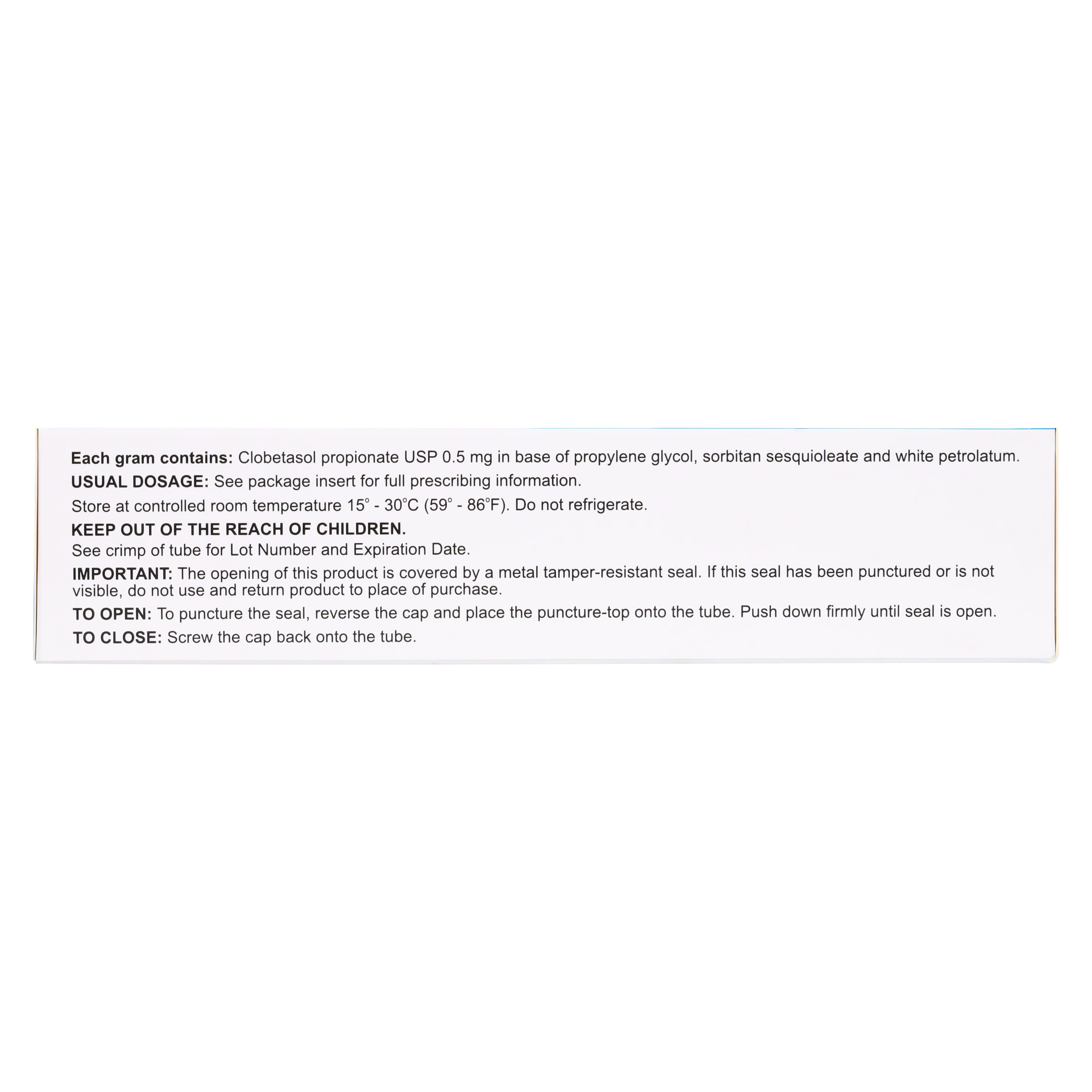 Clobetasol Propionate Ointment 0.05%, 45g Tube, Encube Ethicals Inc thumbnail 5